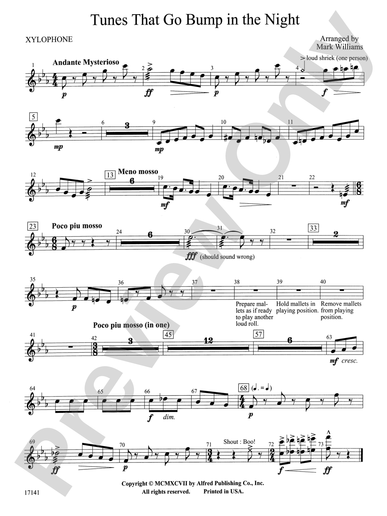 Tunes That Go Bump in the Night: Xylophone