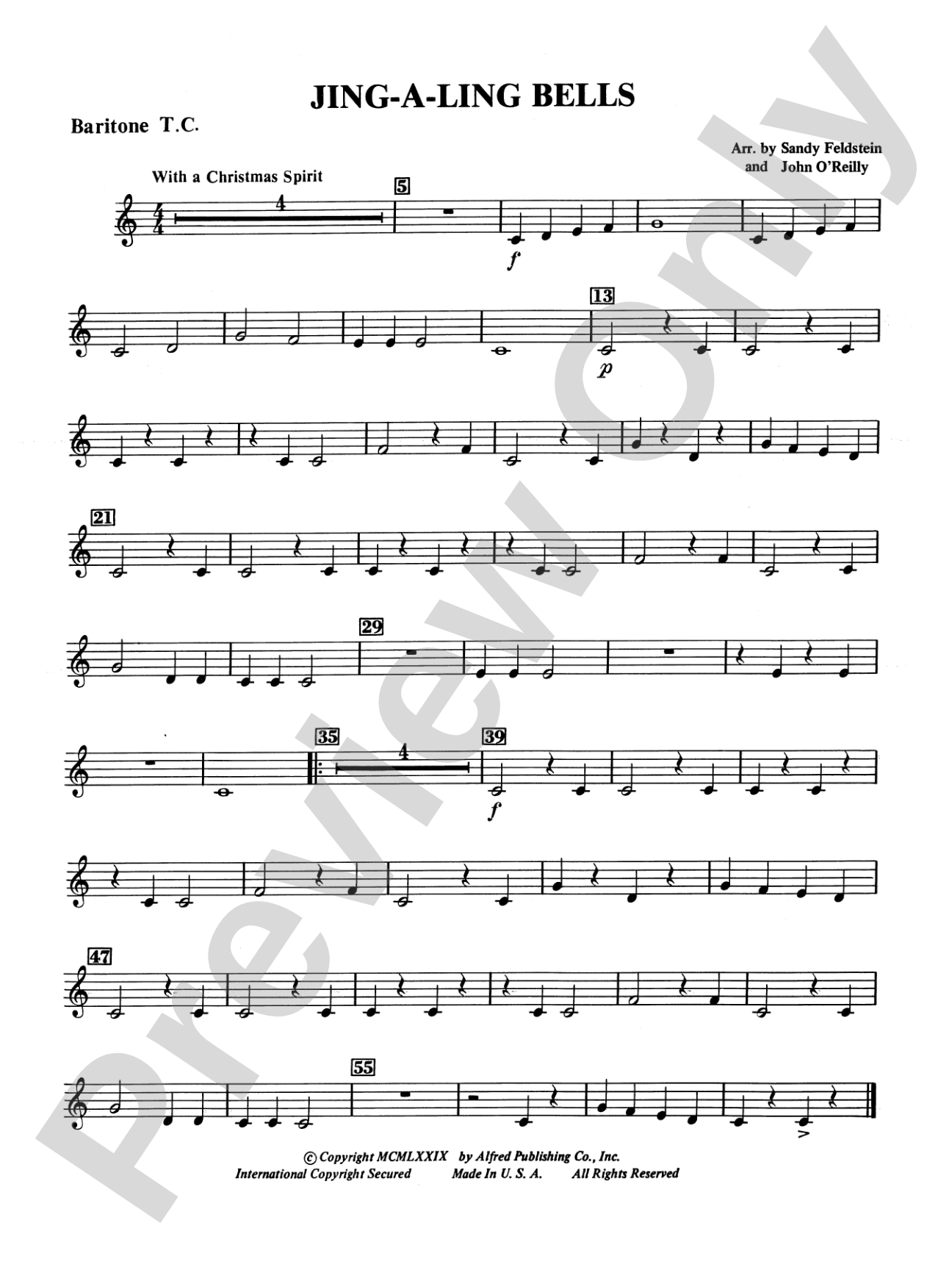 Jing-A-Ling Bells: Baritone T.C.