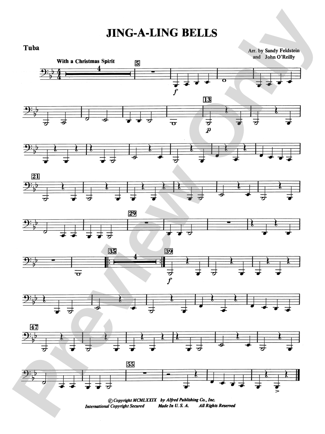 Jing-A-Ling Bells: Tuba