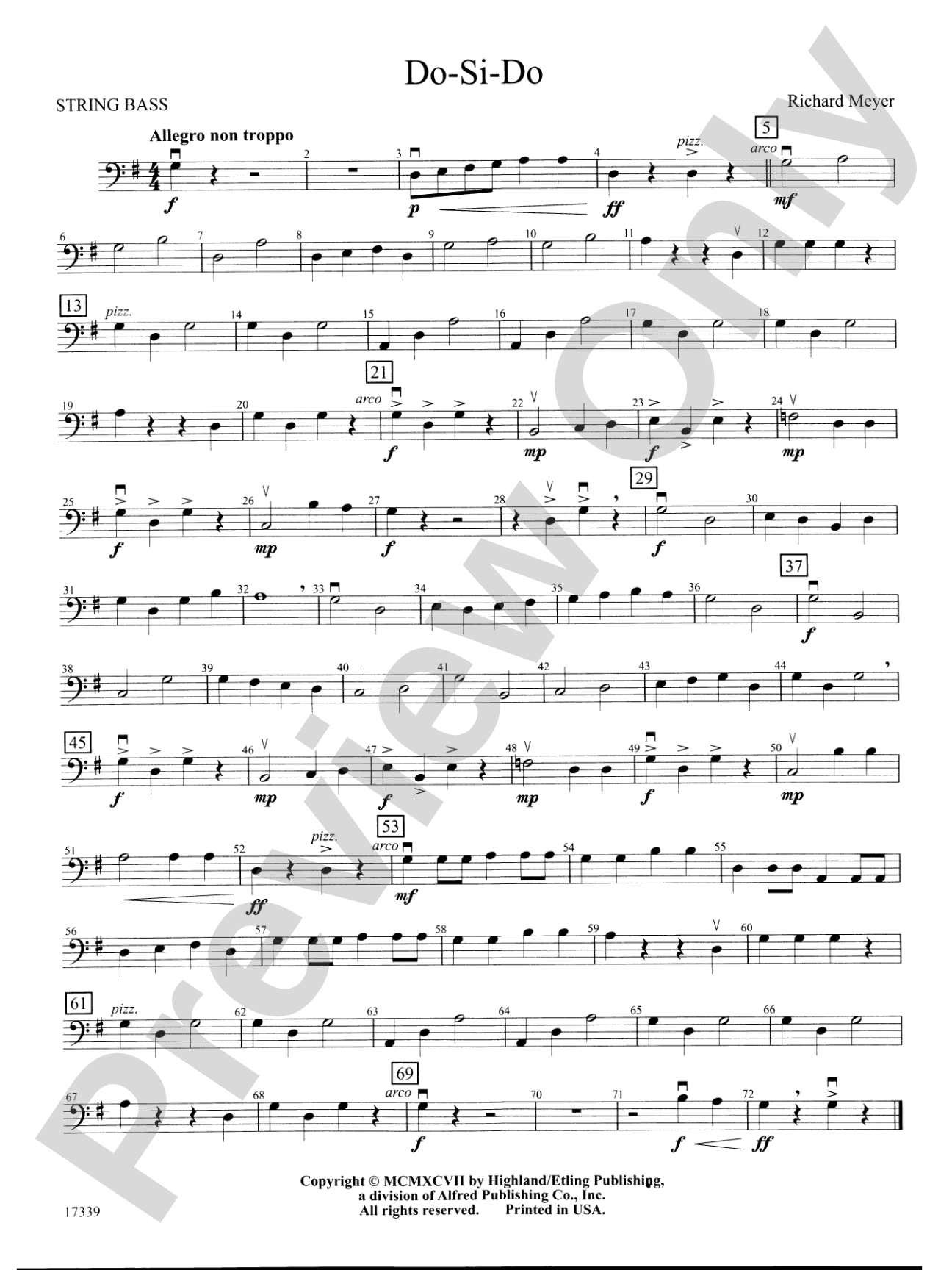 Do-Si-Do: String Bass