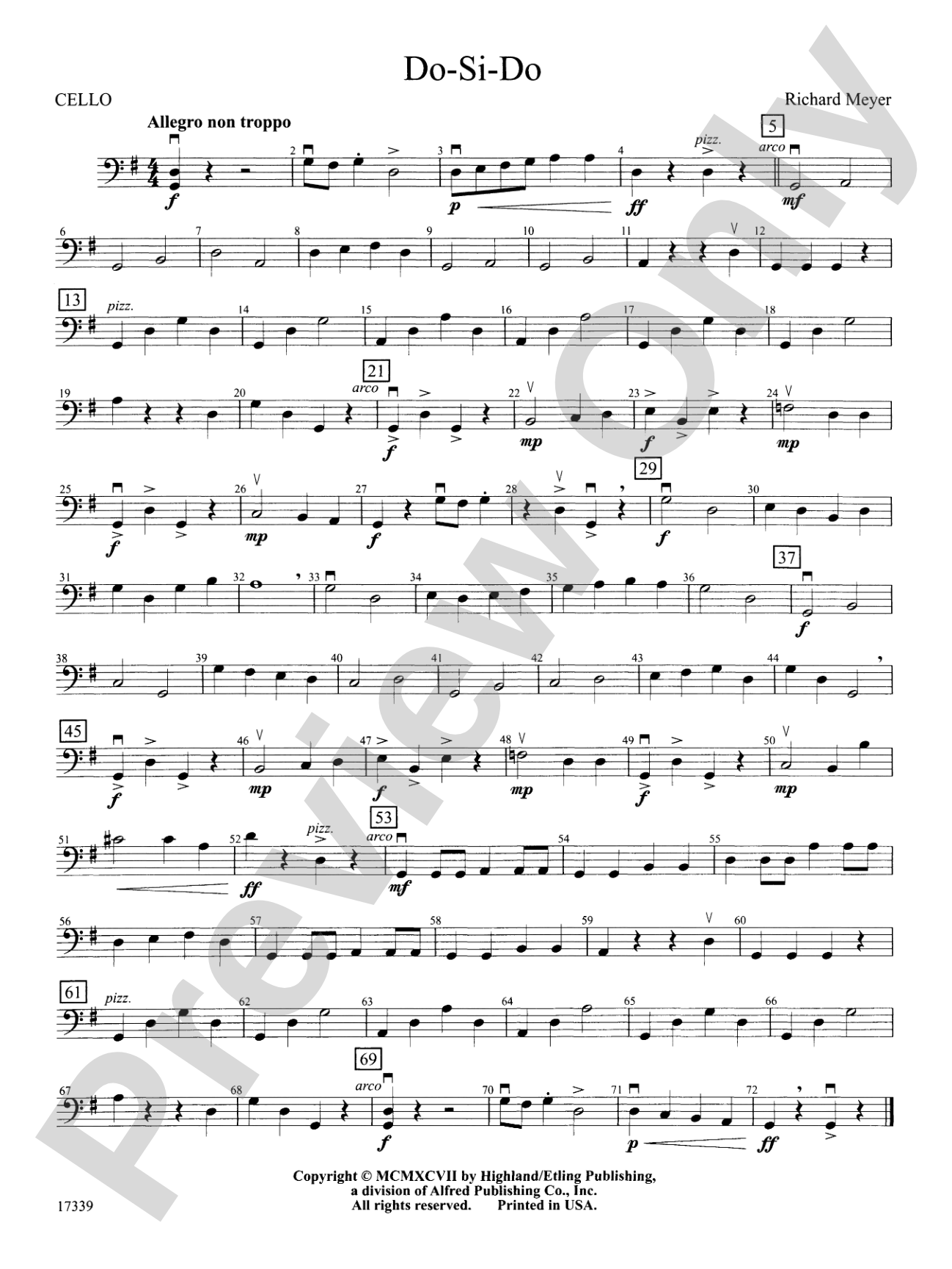 Do-Si-Do: Cello