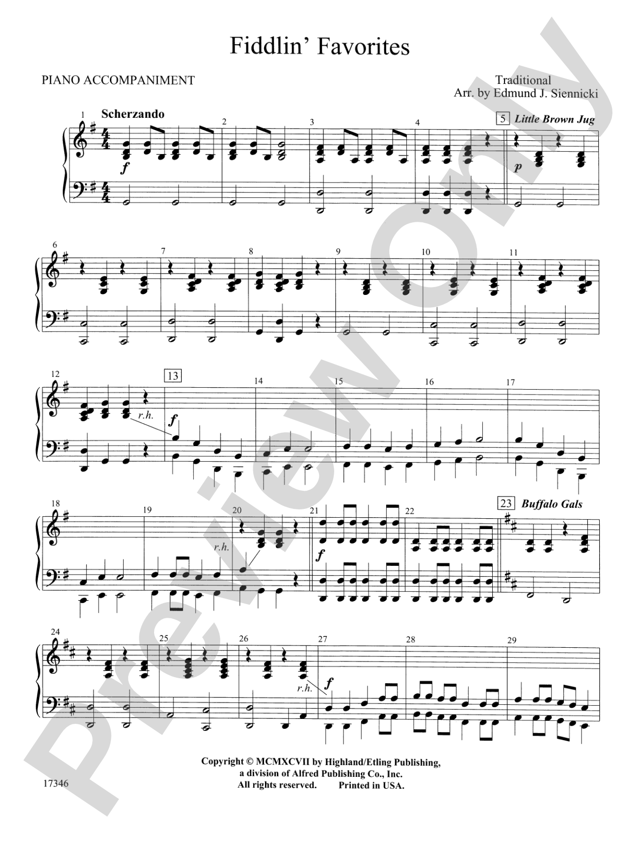 Fiddlin' Favorites: Piano Accompaniment