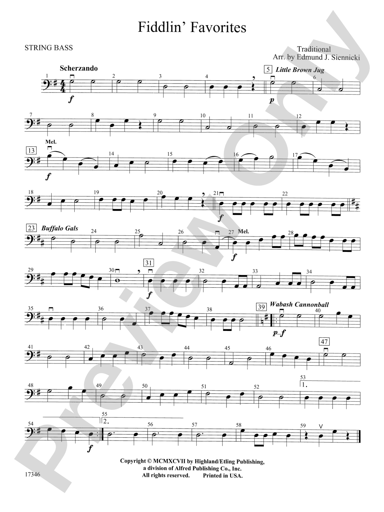 Fiddlin' Favorites: String Bass
