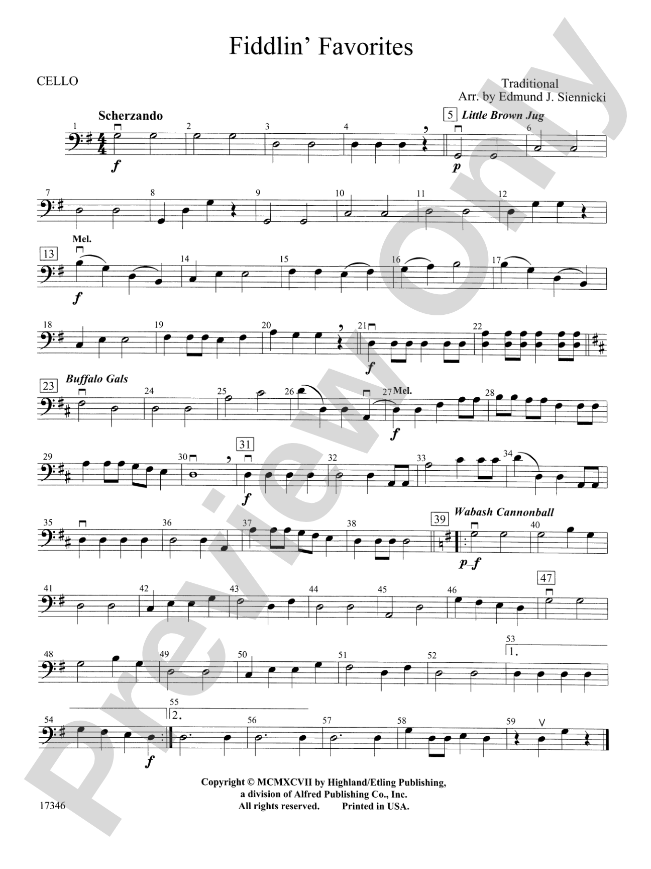 Fiddlin' Favorites: Cello