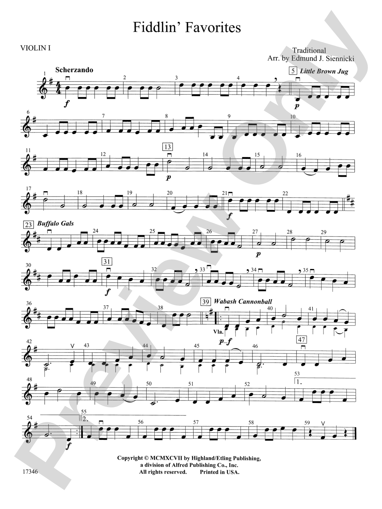 Fiddlin' Favorites: 1st Violin