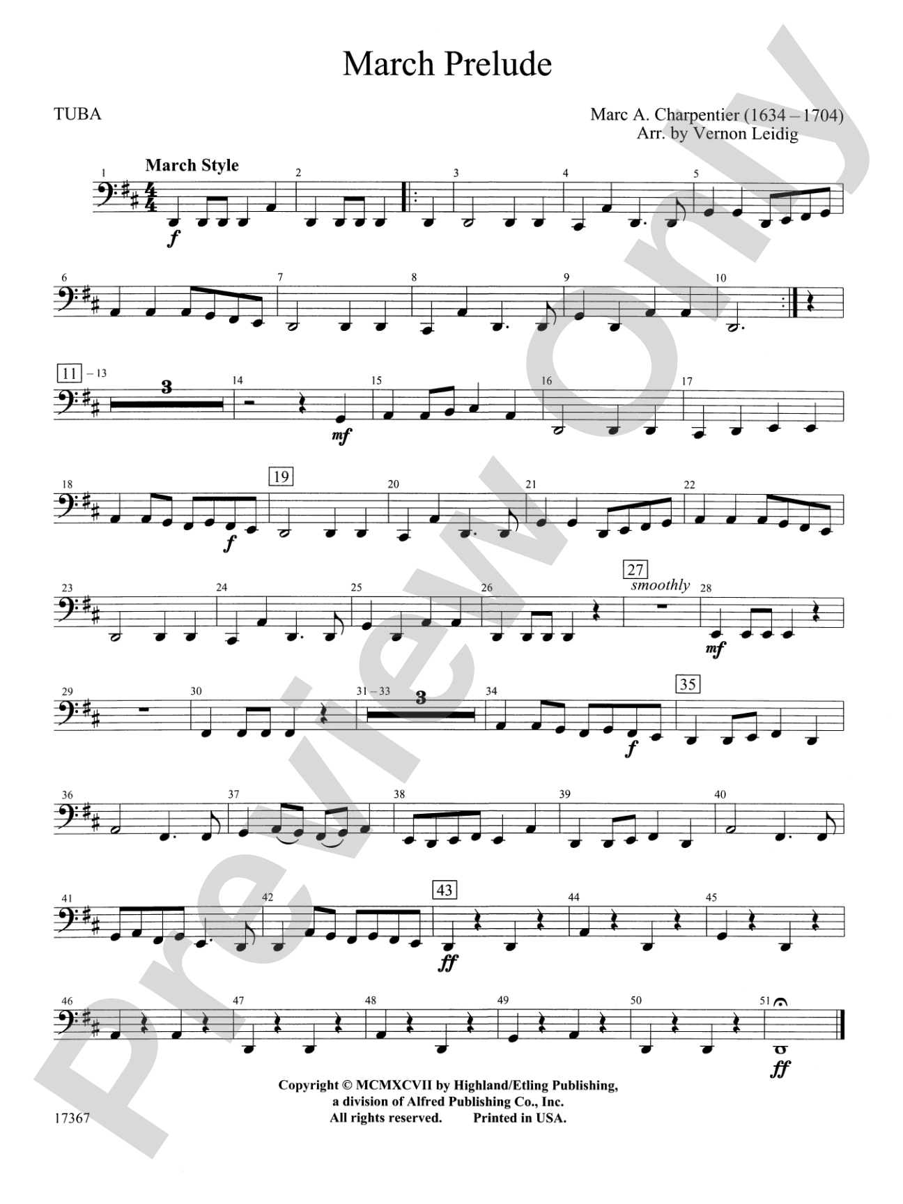 March Prelude: Tuba