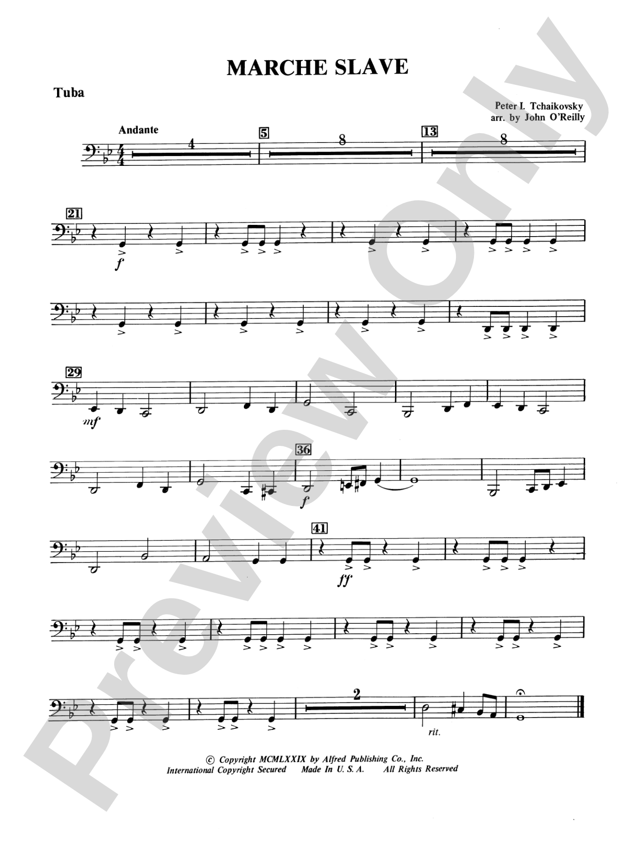 Marche Slave: Tuba