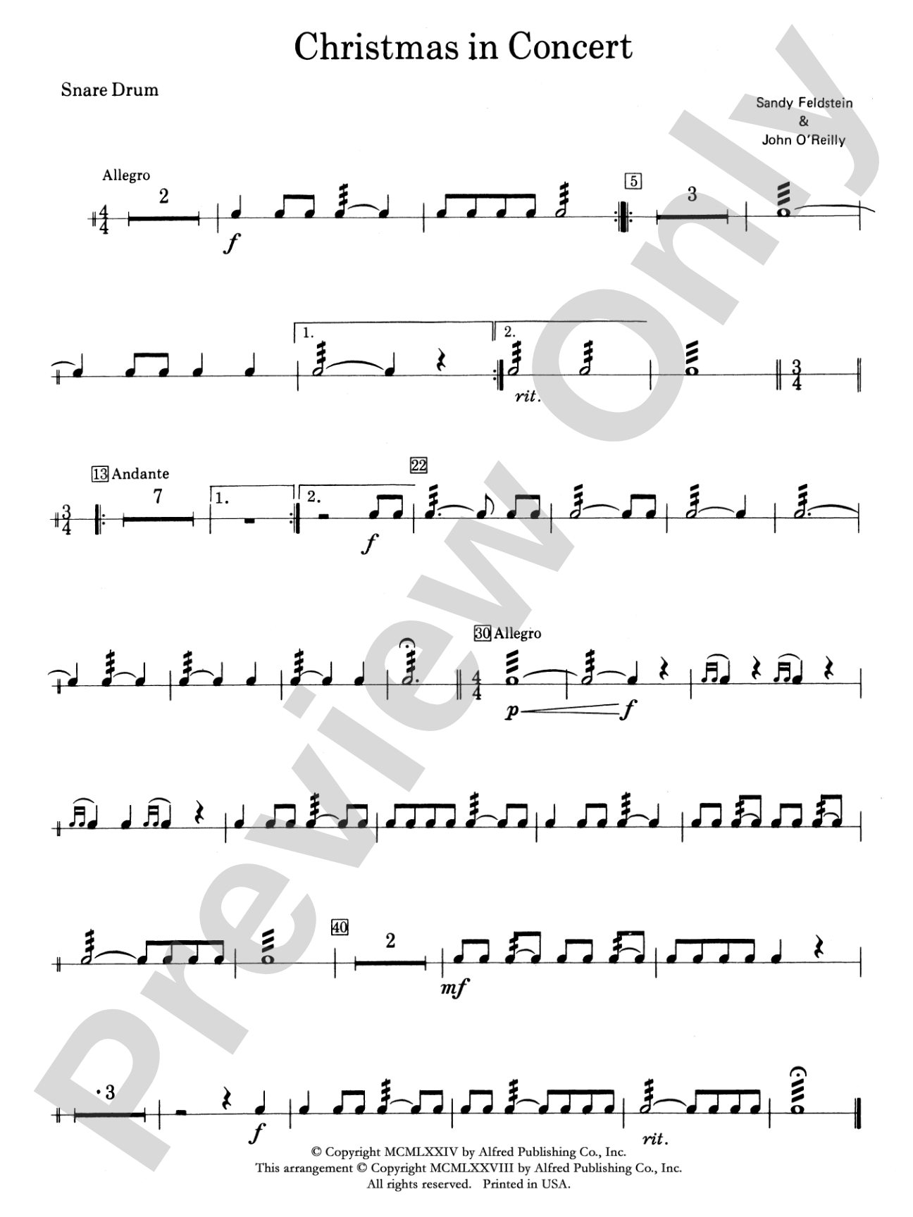 Christmas in Concert: Snare Drum