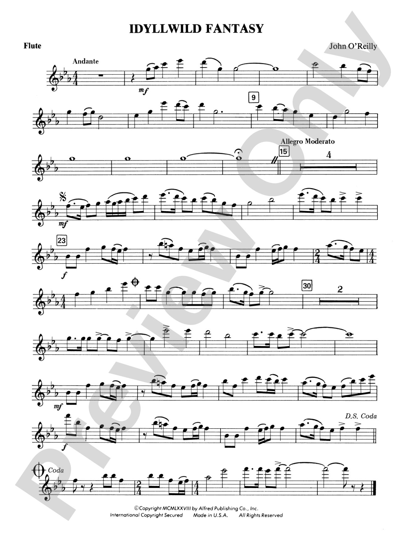 Idyllwild Fantasy: Flute
