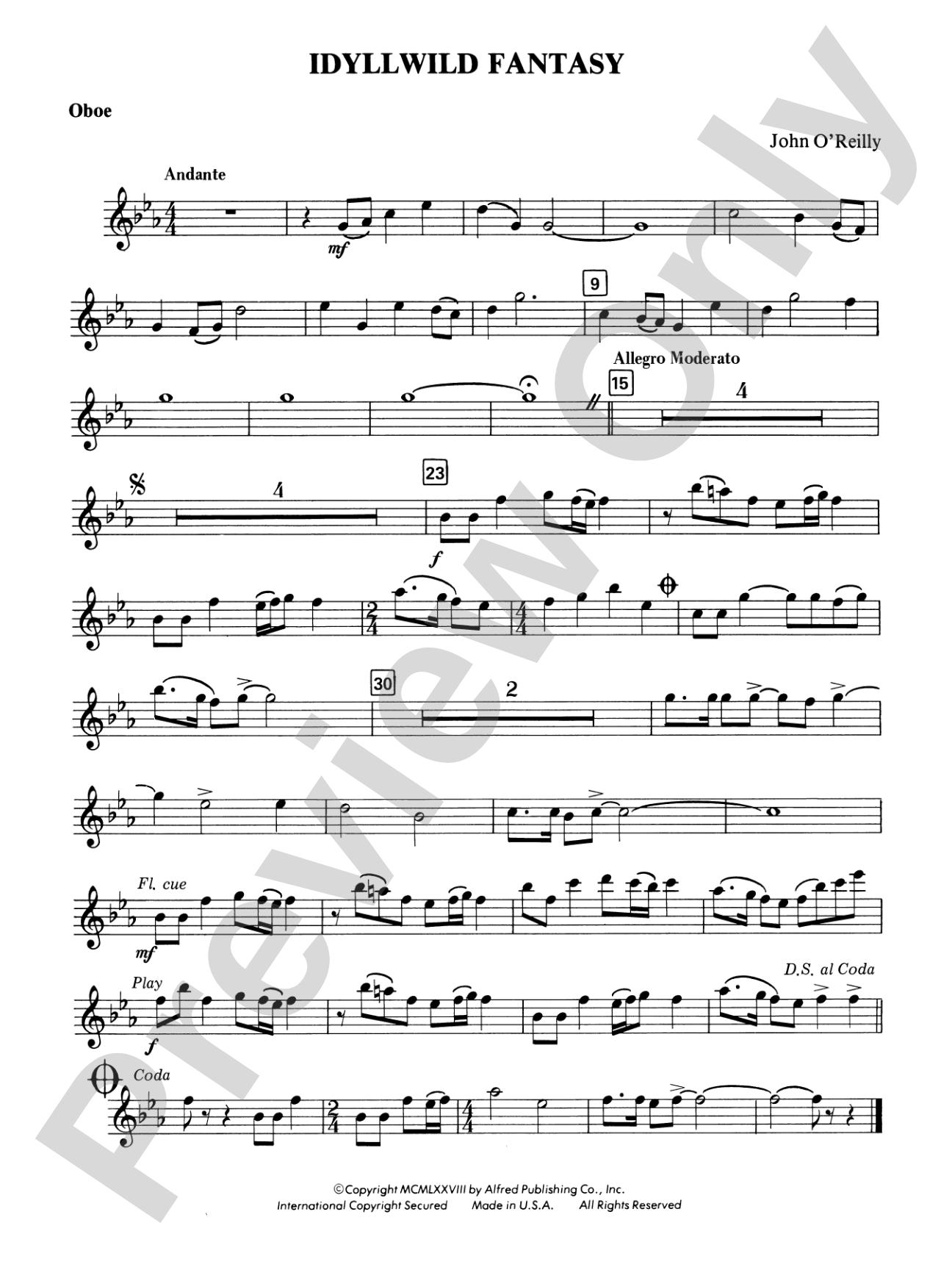 Idyllwild Fantasy: Oboe