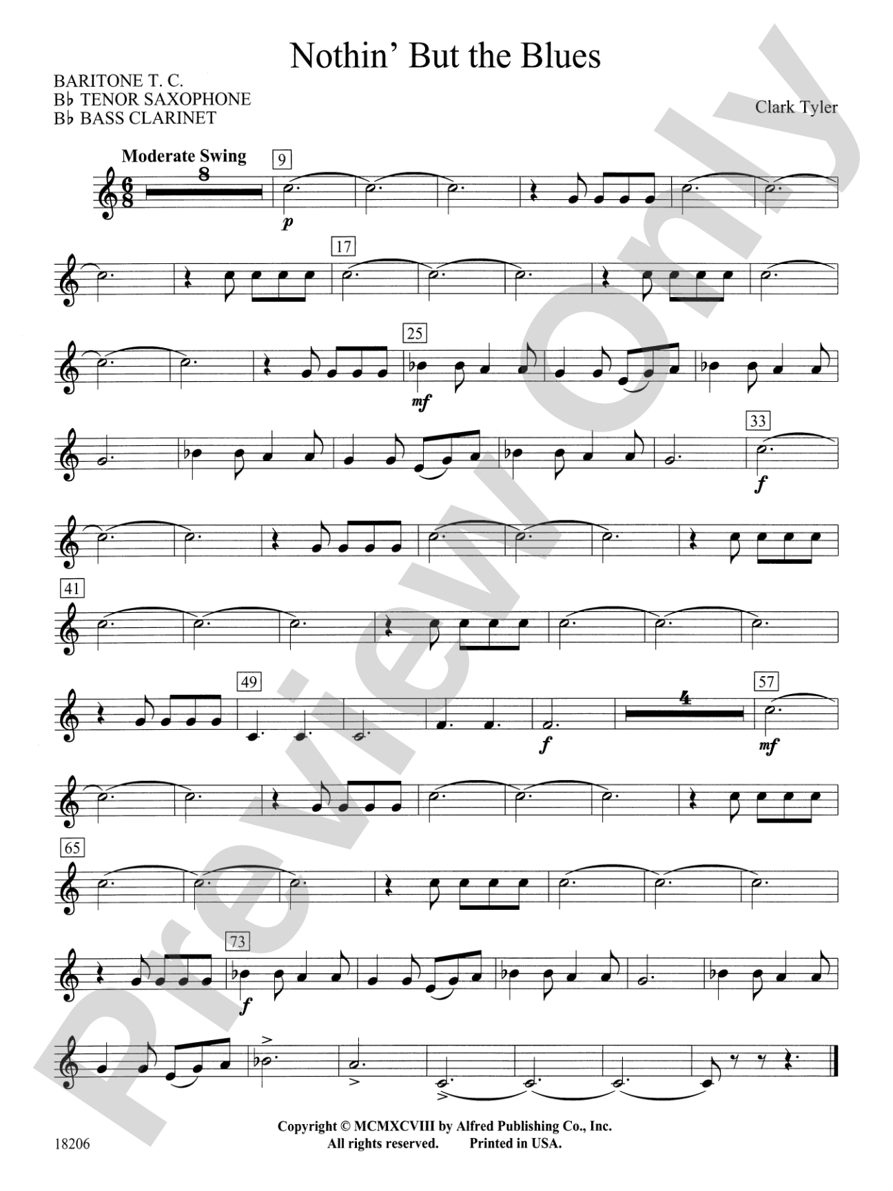 Nothin' but the Blues: Baritone T.C.