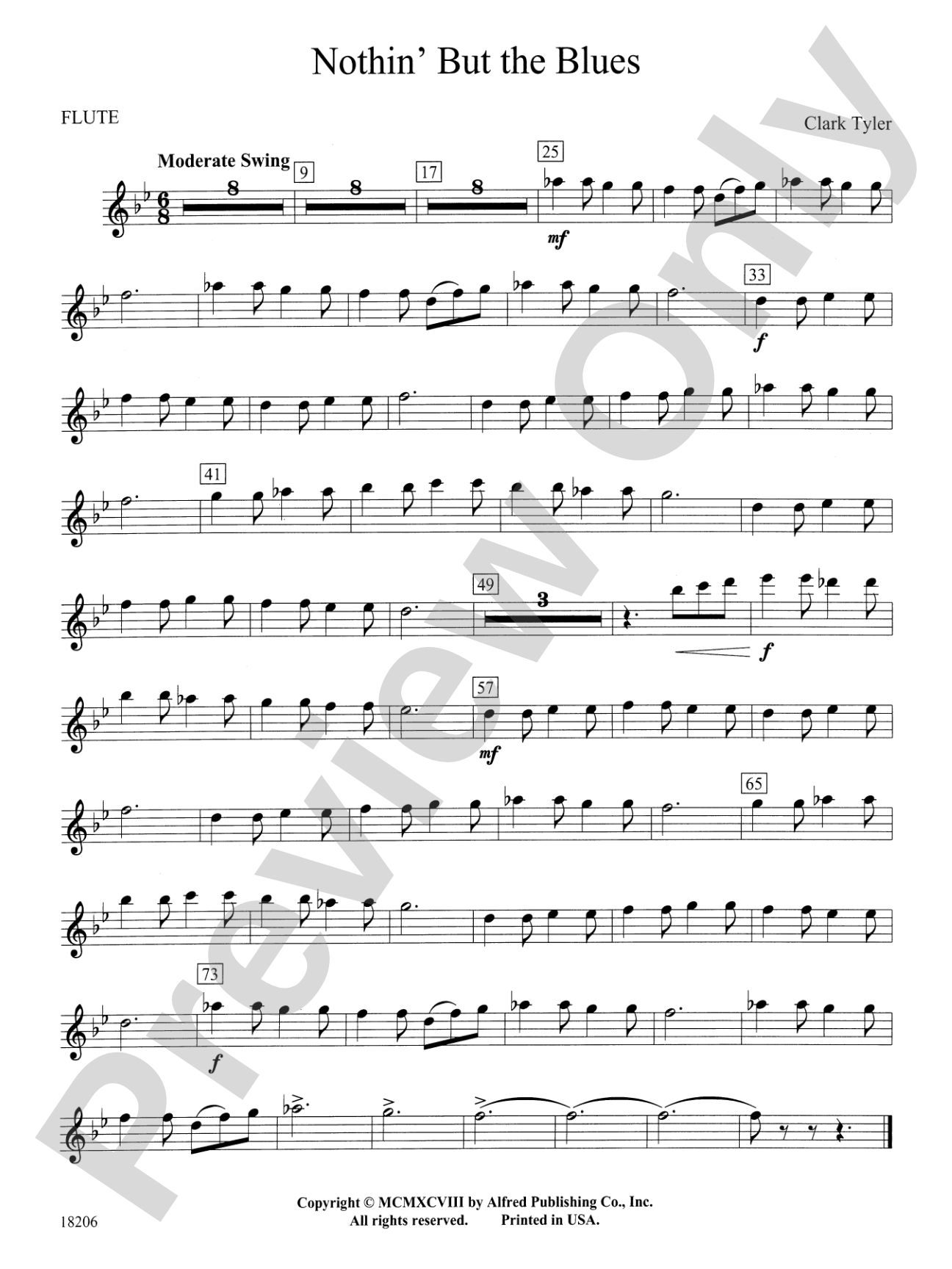 Nothin' but the Blues: Flute