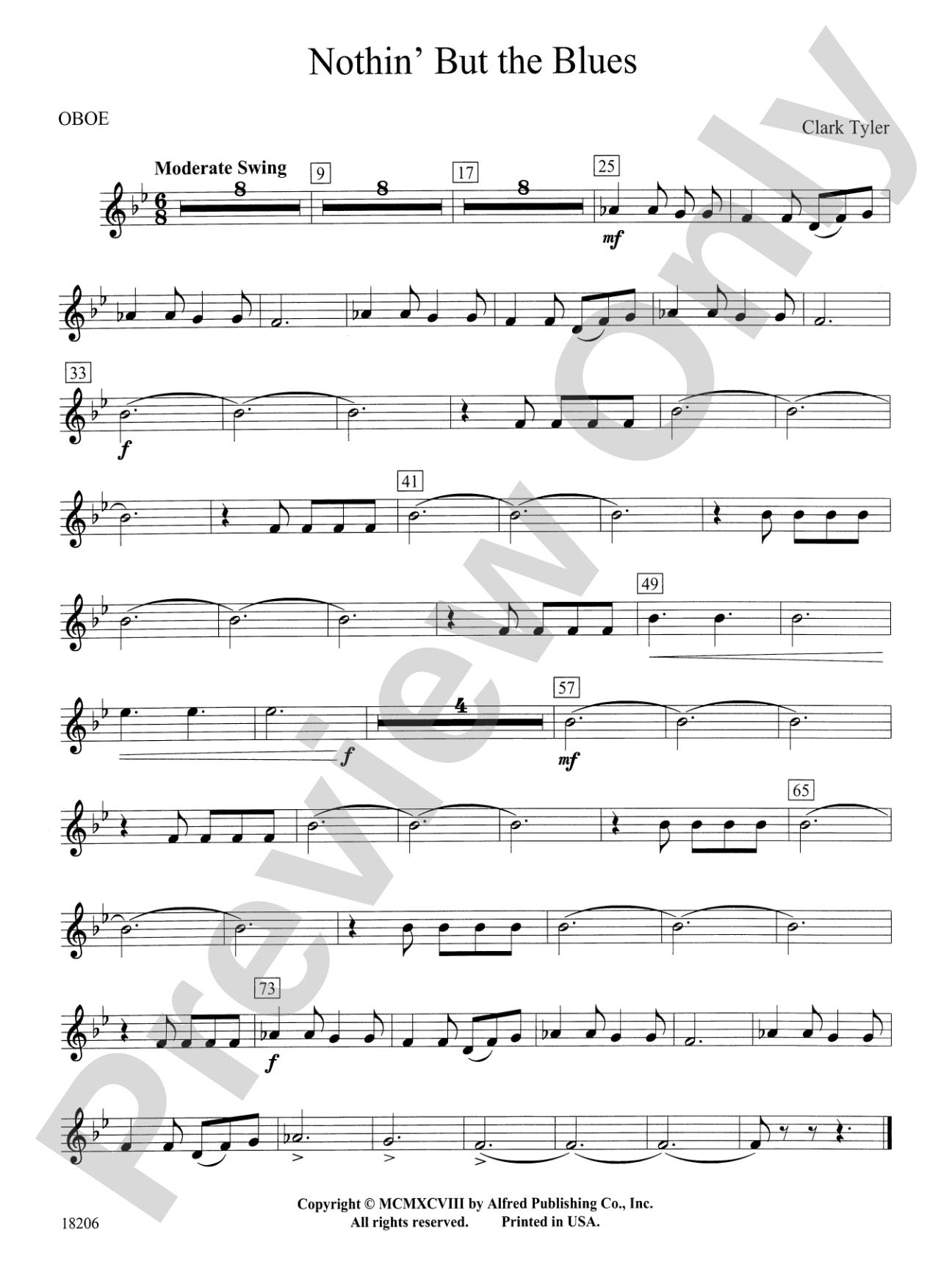 Nothin' but the Blues: Oboe