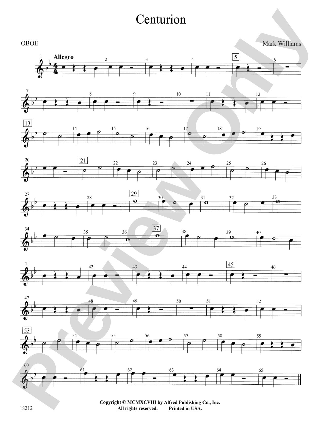 Centurion: Oboe
