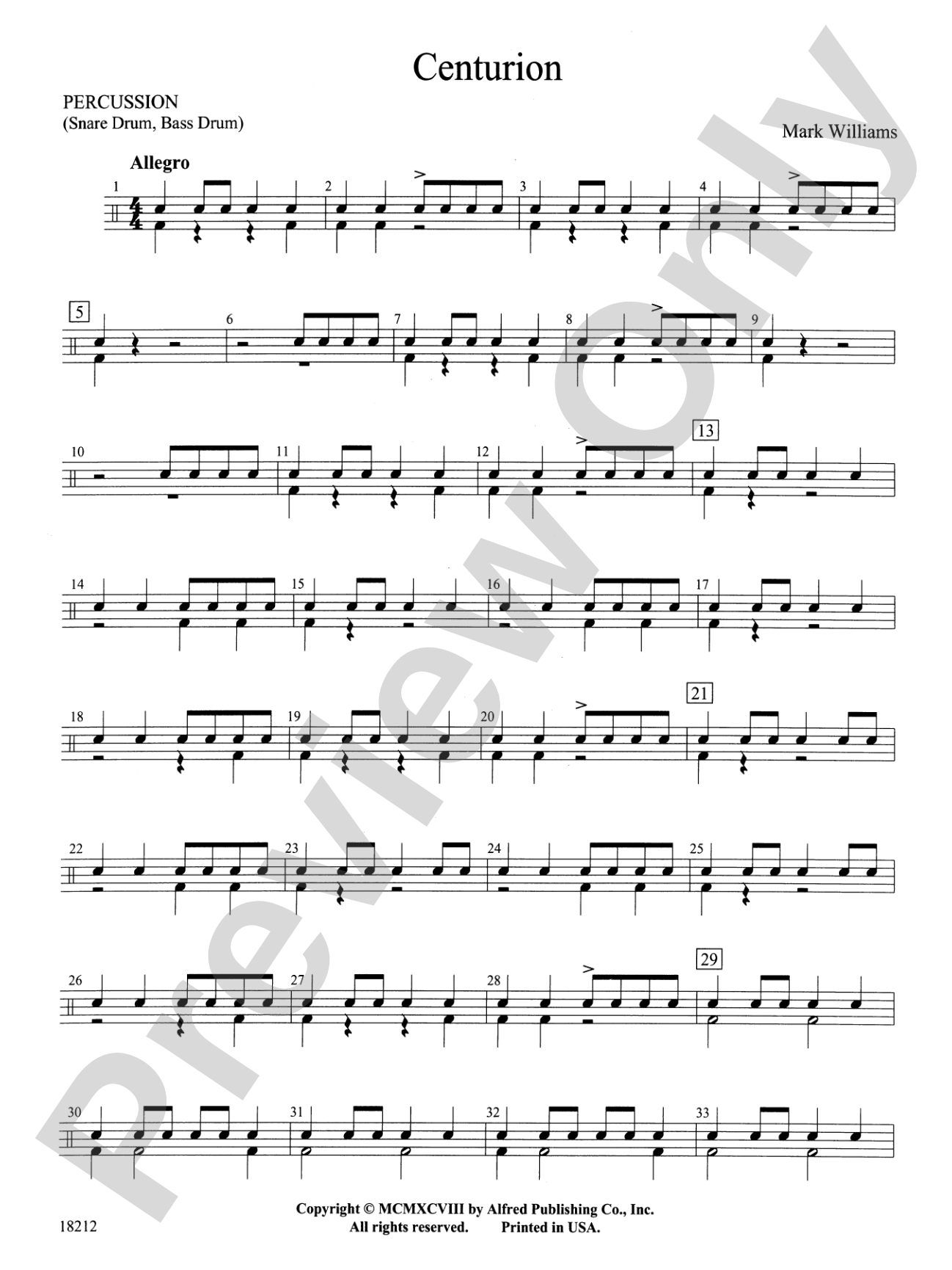 Centurion: 1st Percussion