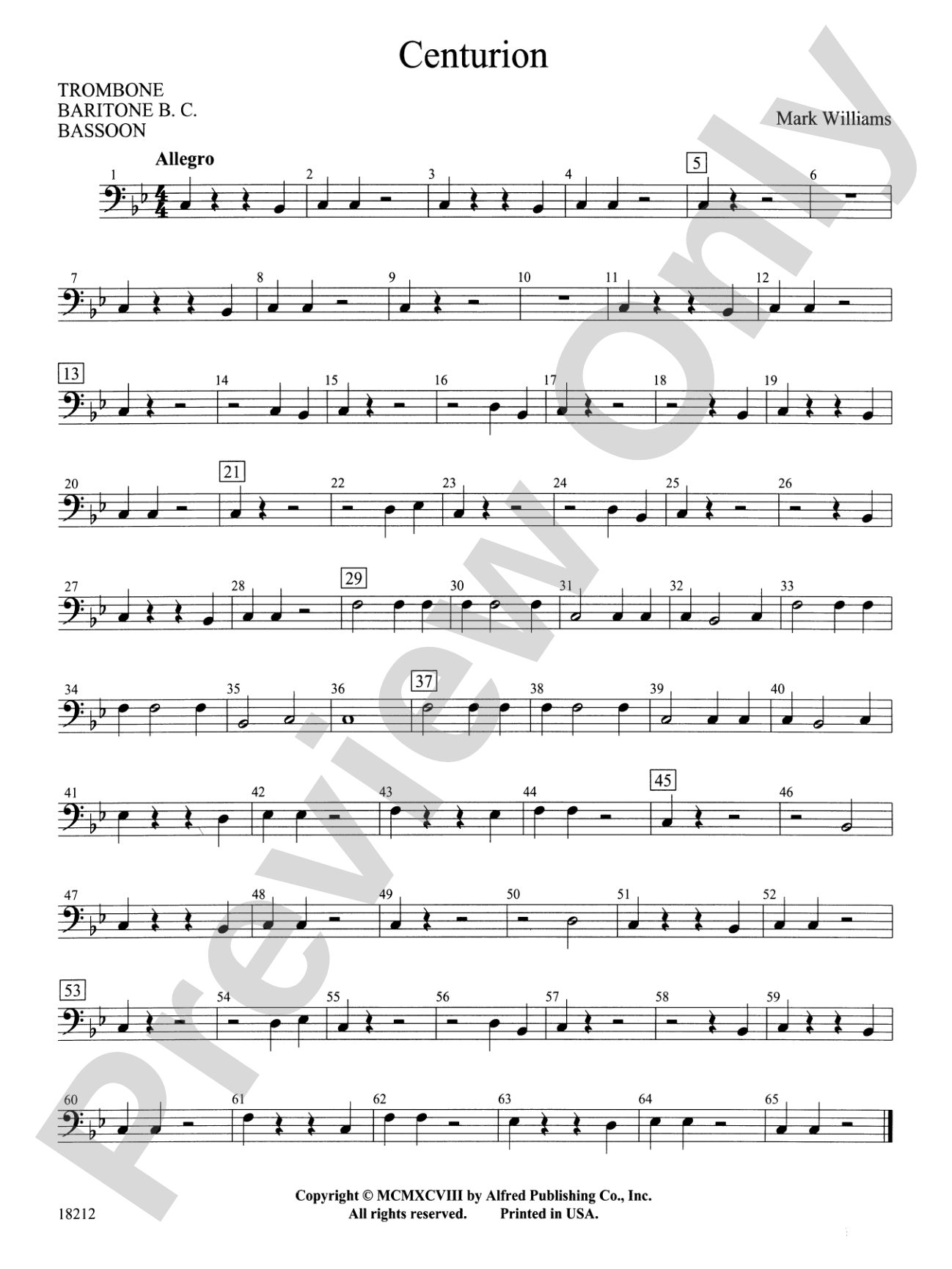 Centurion: 1st Trombone