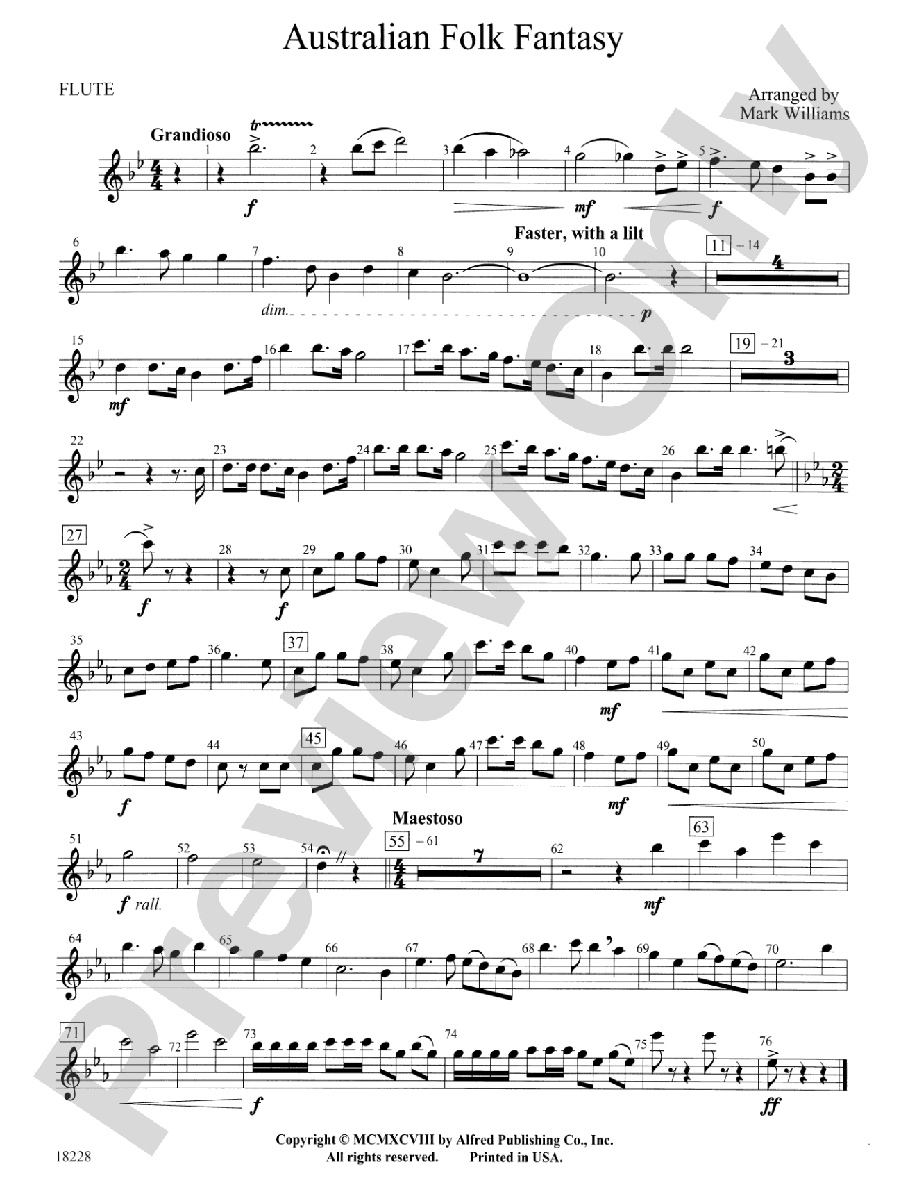 Australian Folk Fantasy: Flute