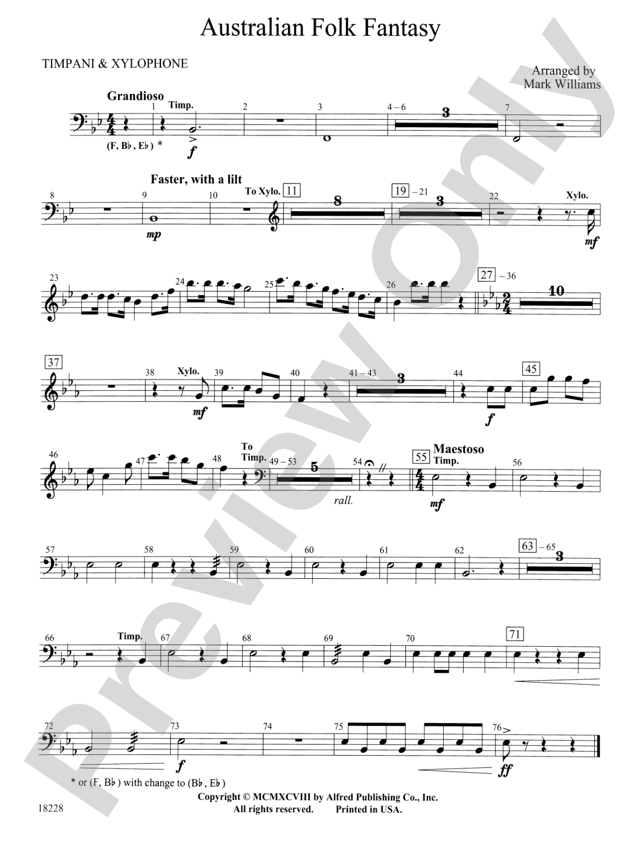 Australian Folk Fantasy: Timpani