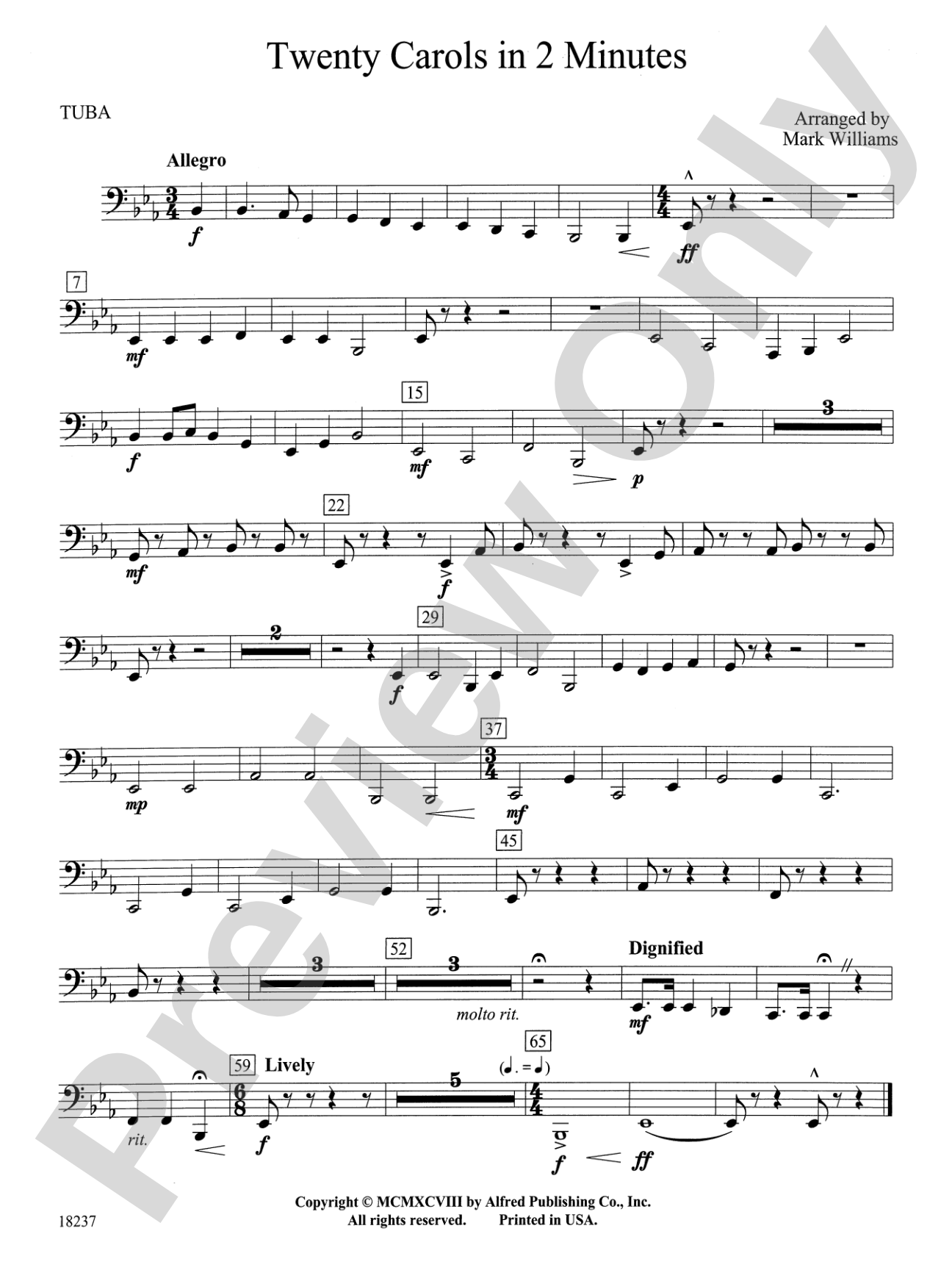 Twenty Carols in 2 Minutes: Tuba