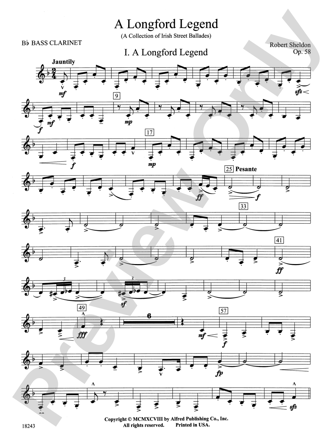 A Longford Legend: B-flat Bass Clarinet