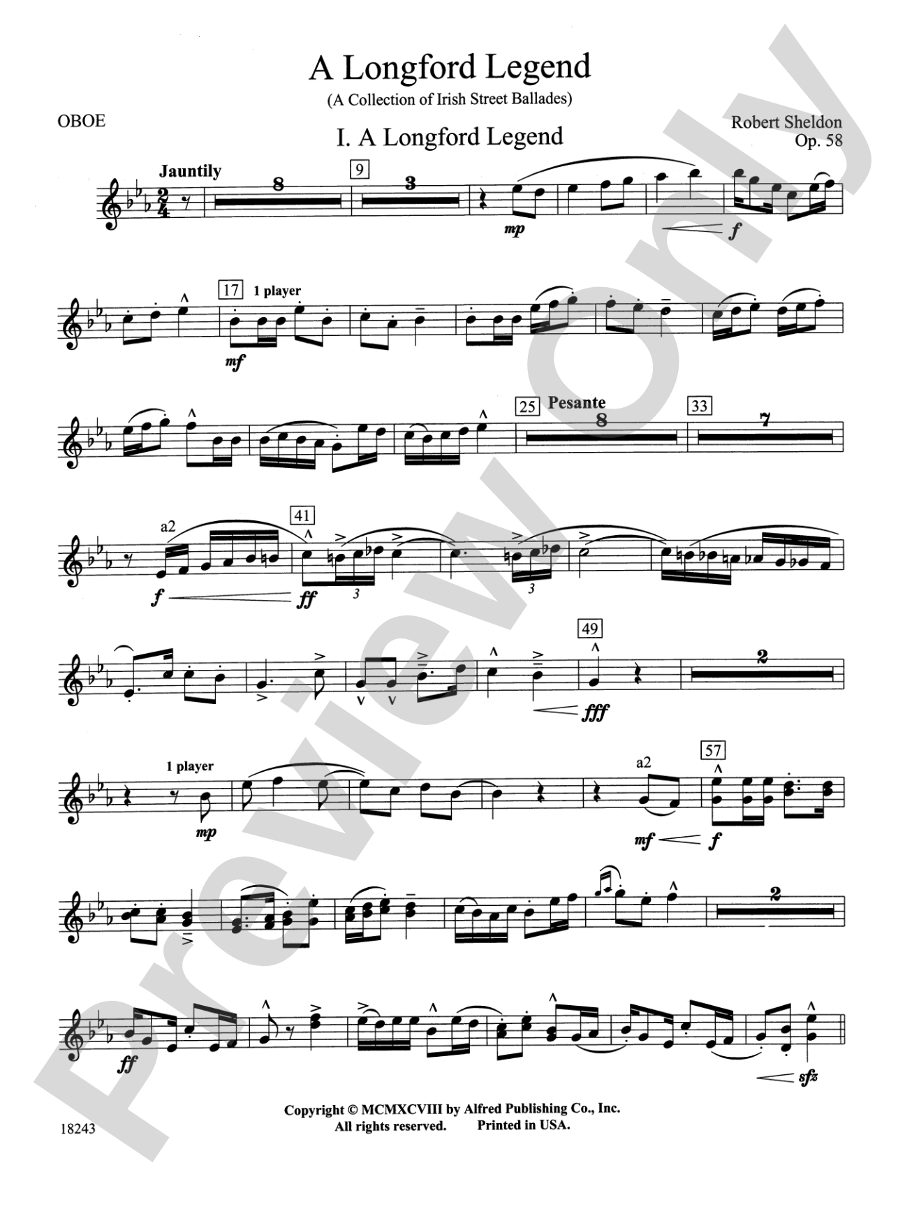 A Longford Legend: Oboe