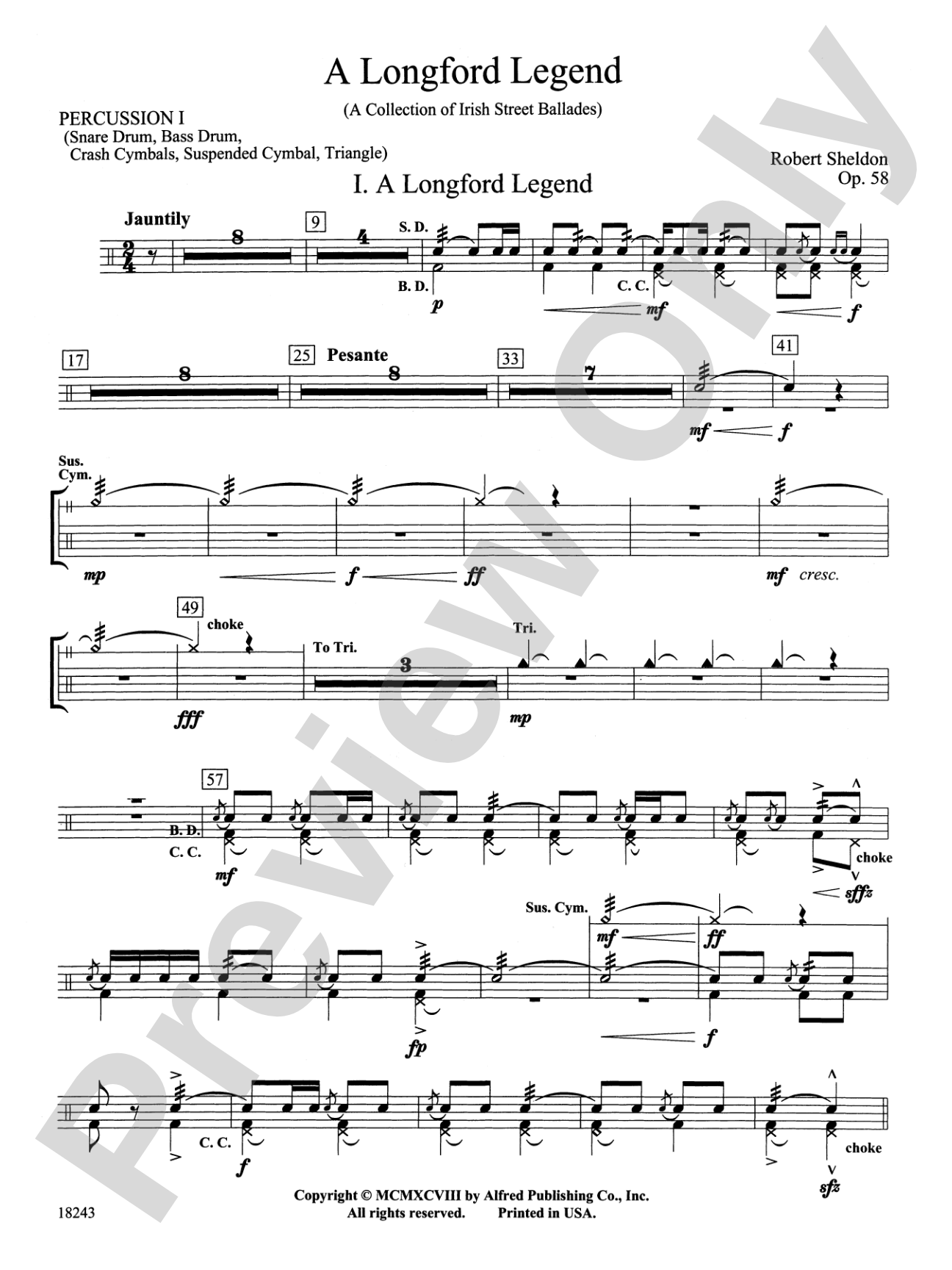 A Longford Legend: 1st Percussion