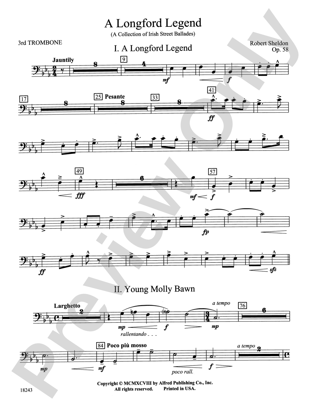 A Longford Legend: 3rd Trombone