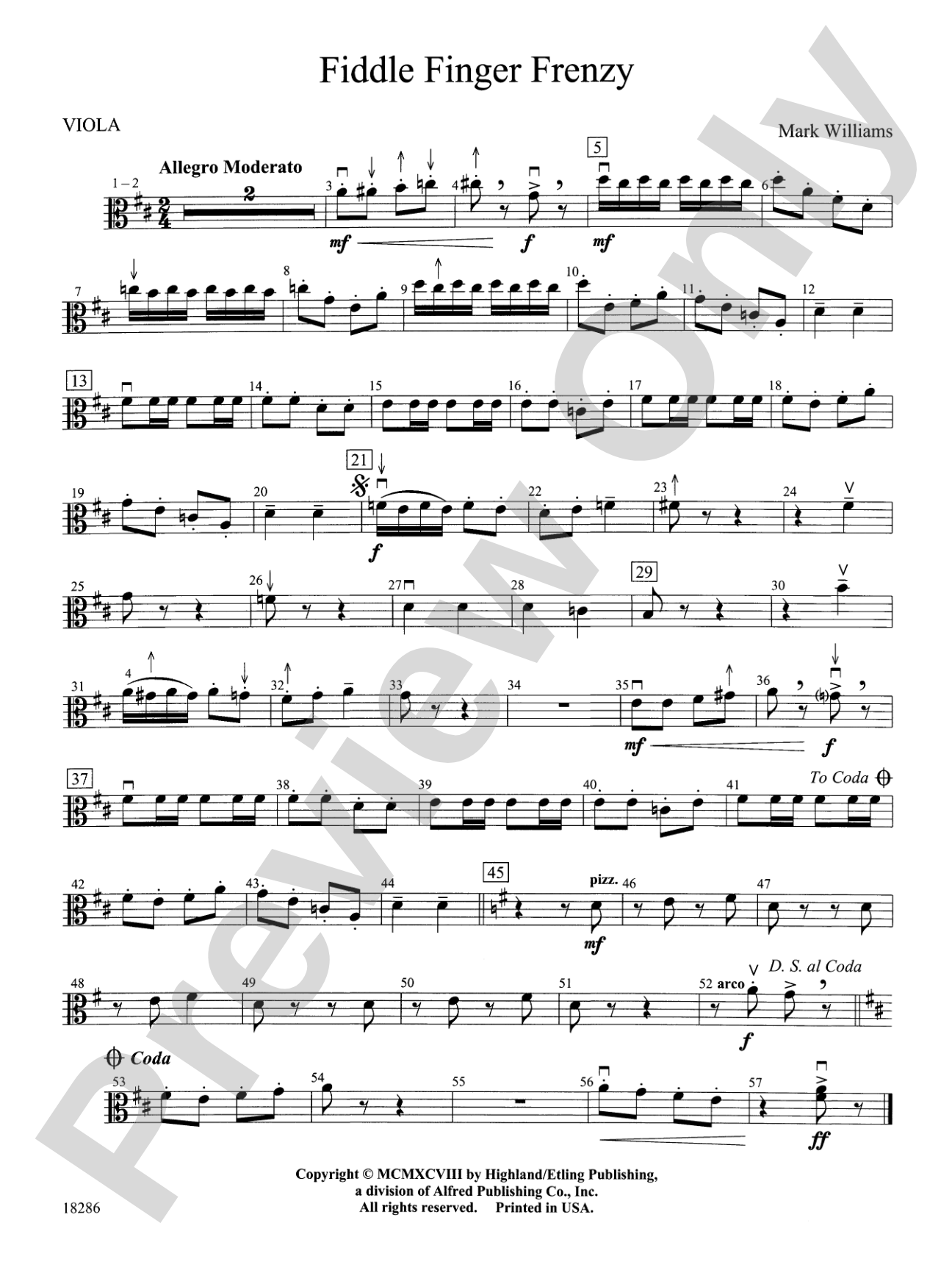 Fiddle Finger Frenzy: Viola