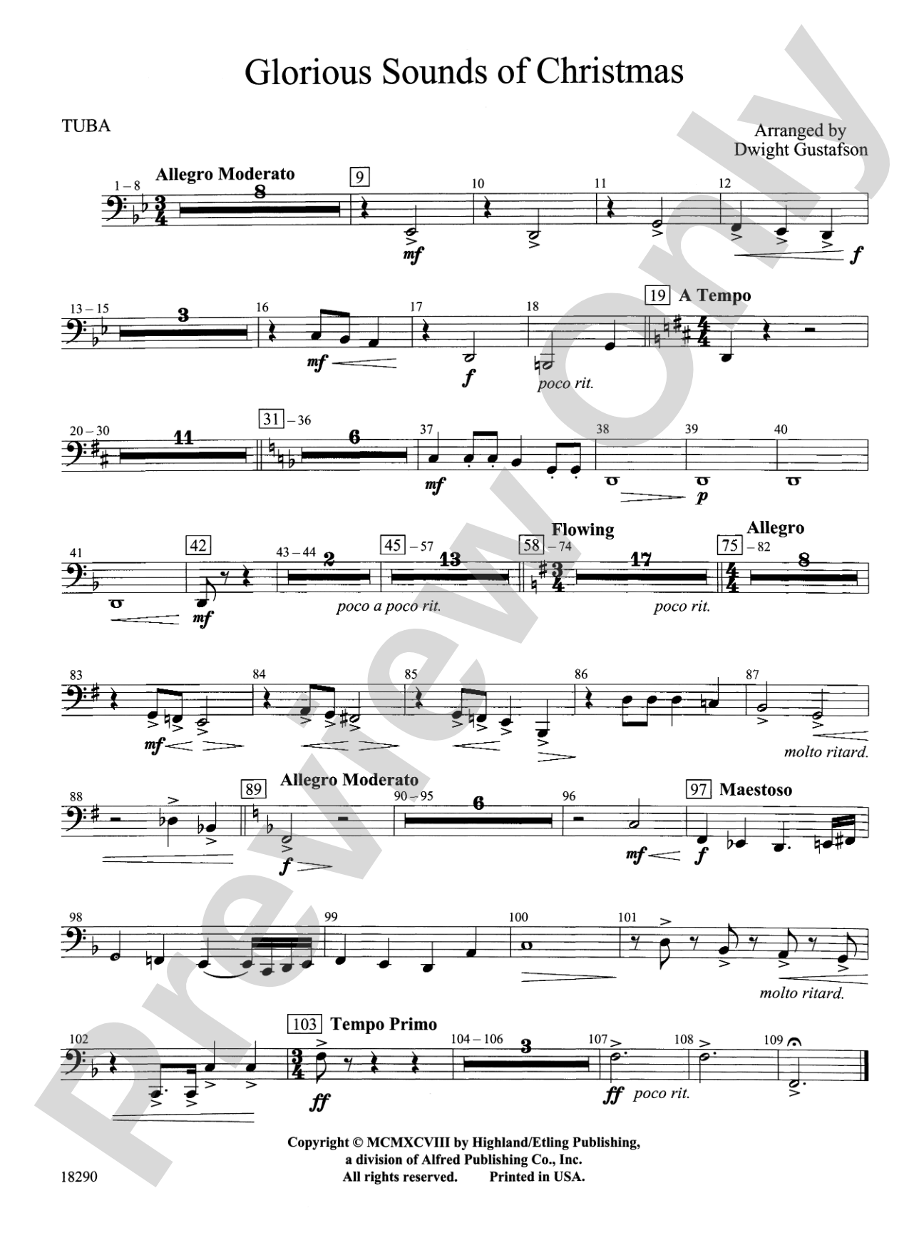 Glorious Sounds of Christmas: Tuba