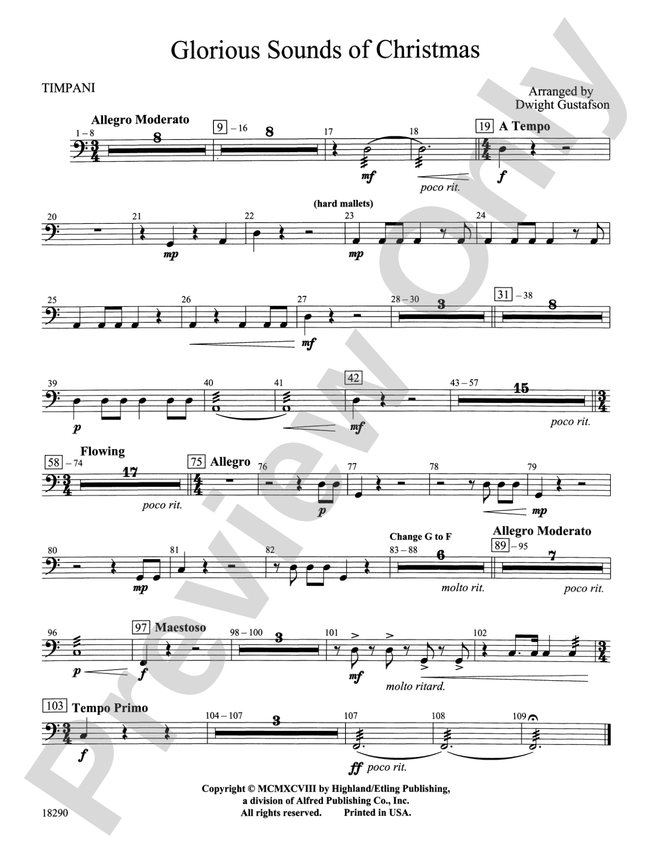 Glorious Sounds of Christmas: Timpani