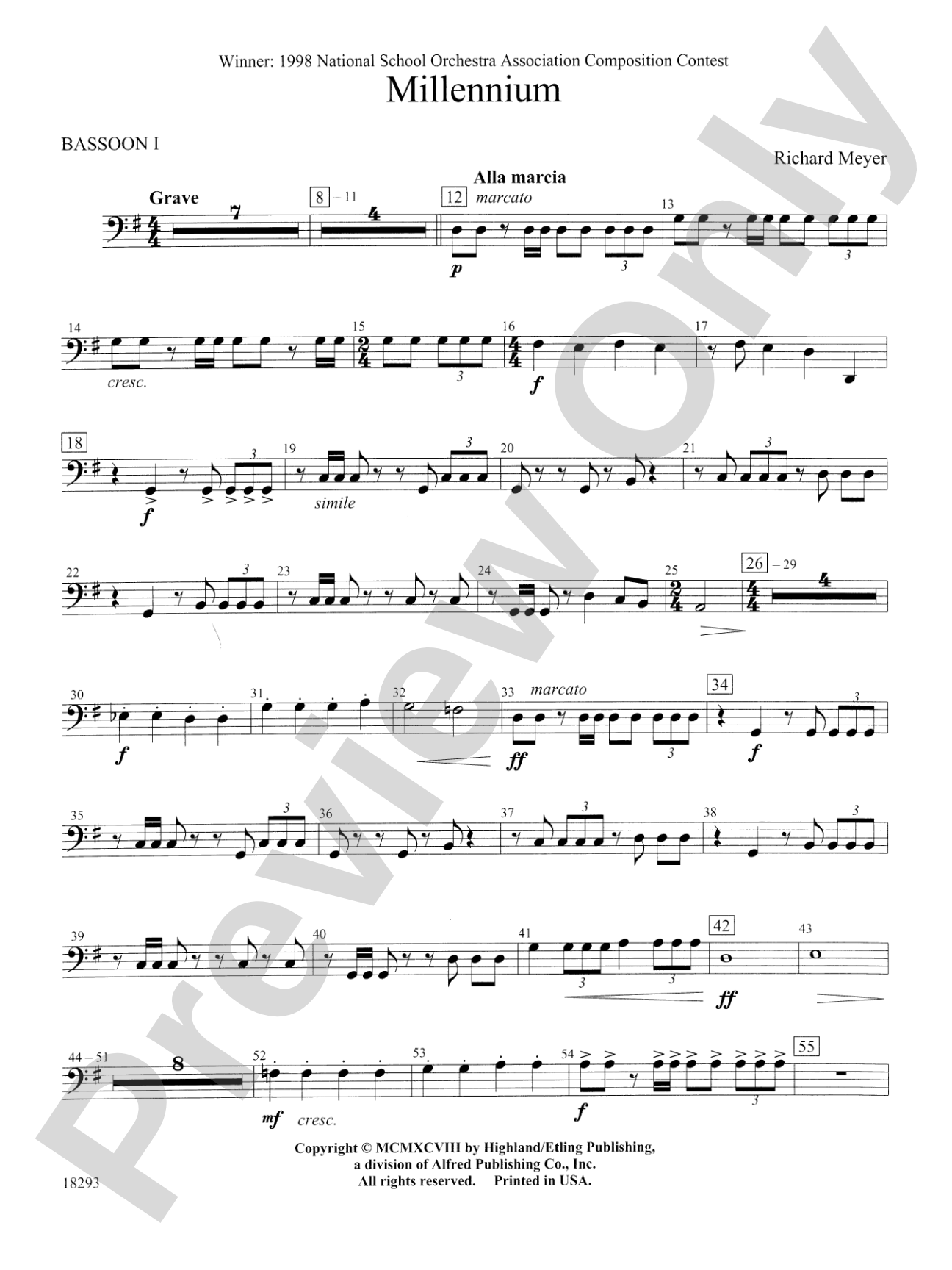 Millennium: Bassoon