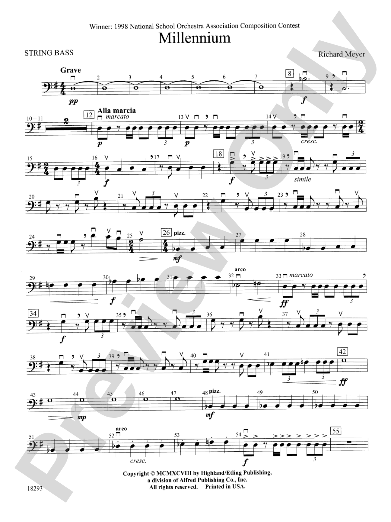 Millennium: String Bass