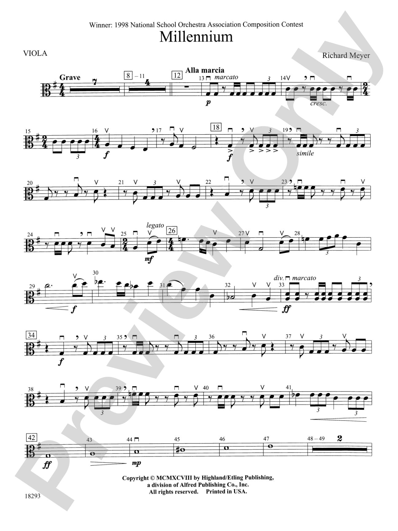 Millennium: Viola