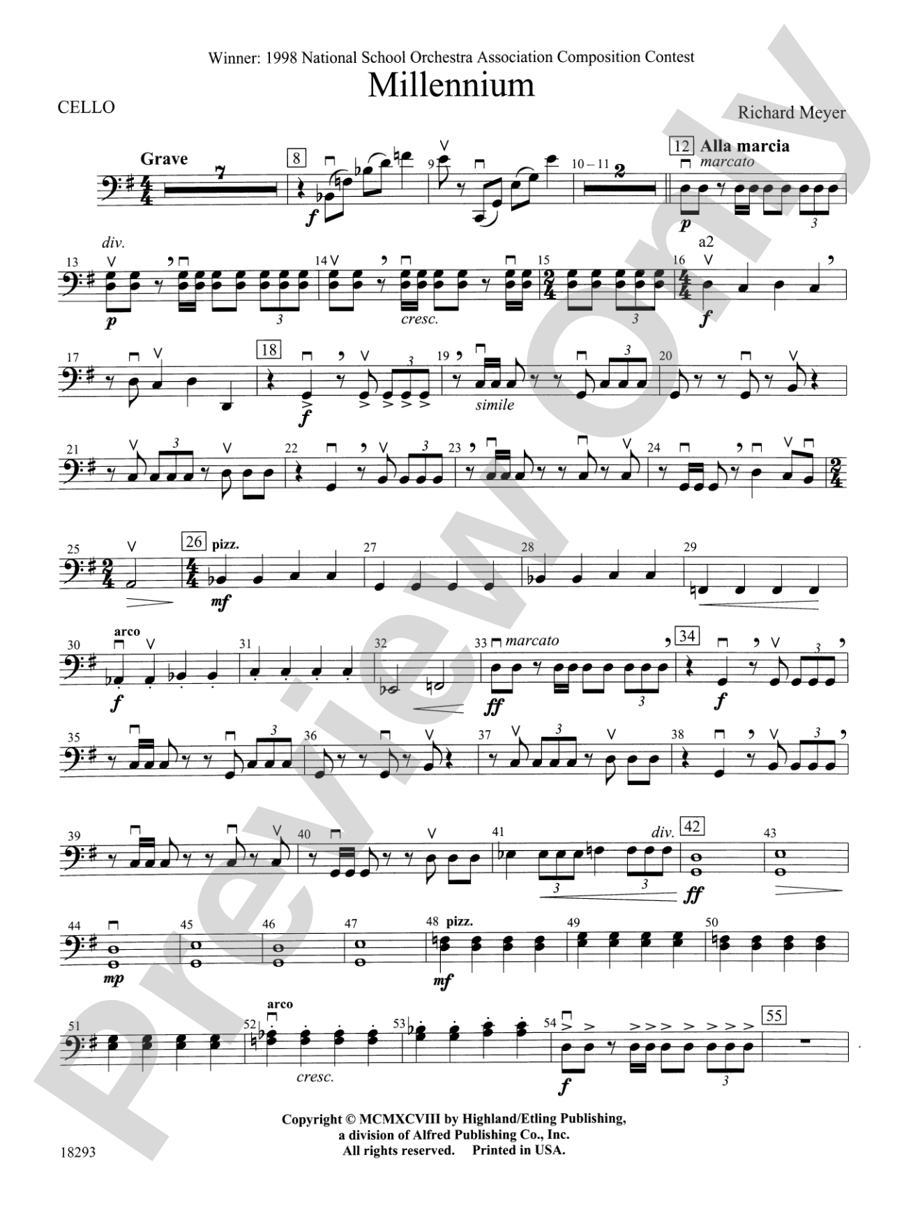 Millennium: Cello