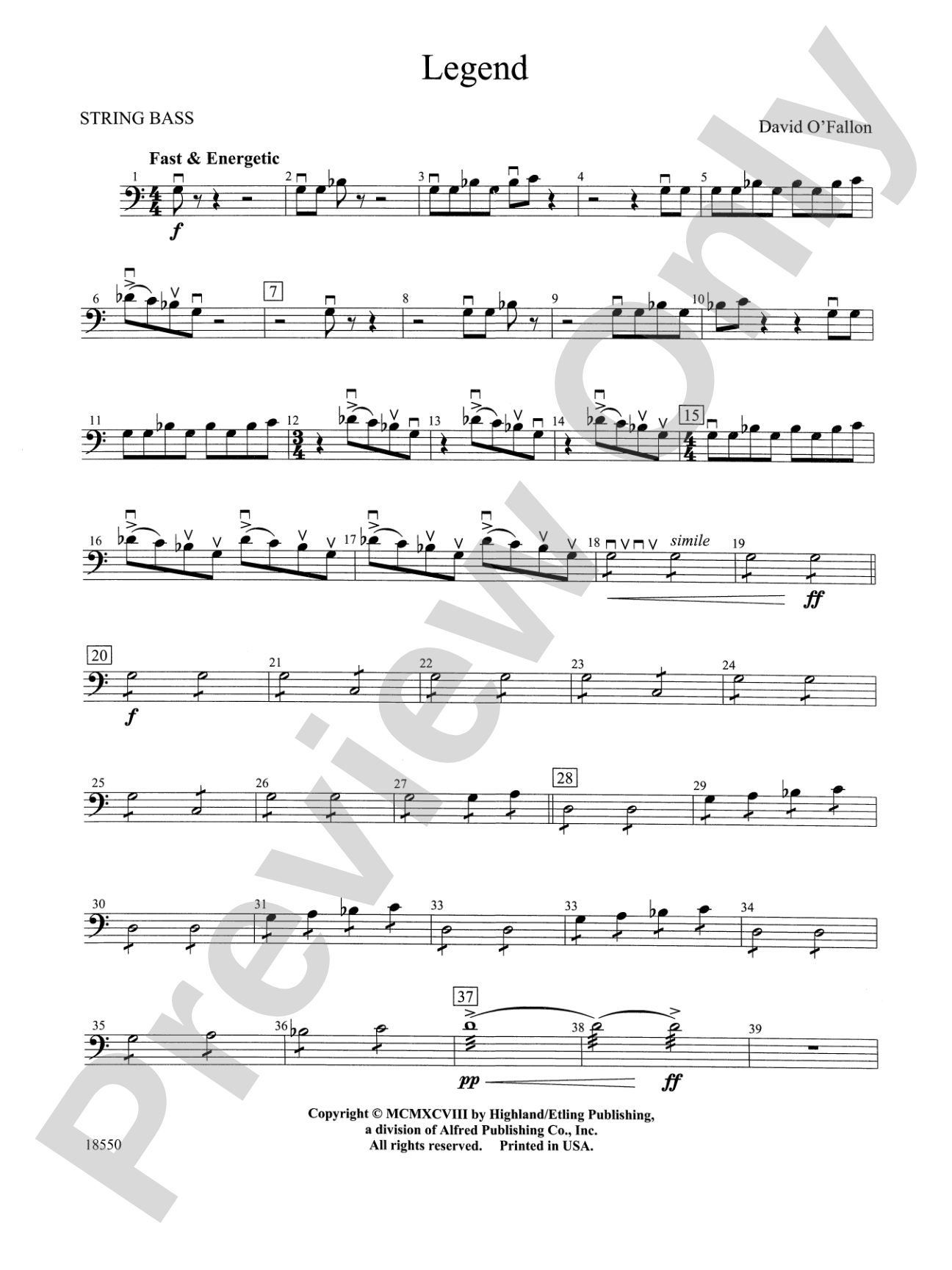 Legend: String Bass