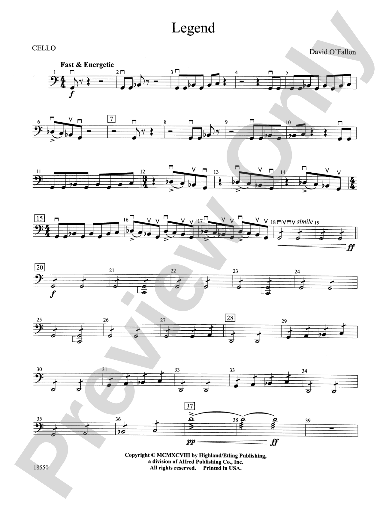 Legend: Cello