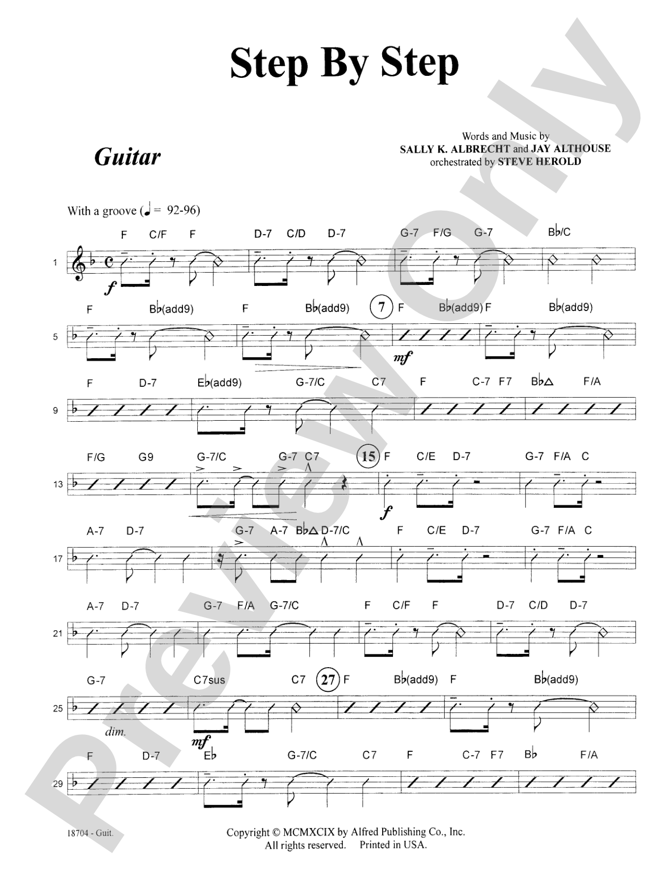 Step by Step: Guitar: Choral SoundPax