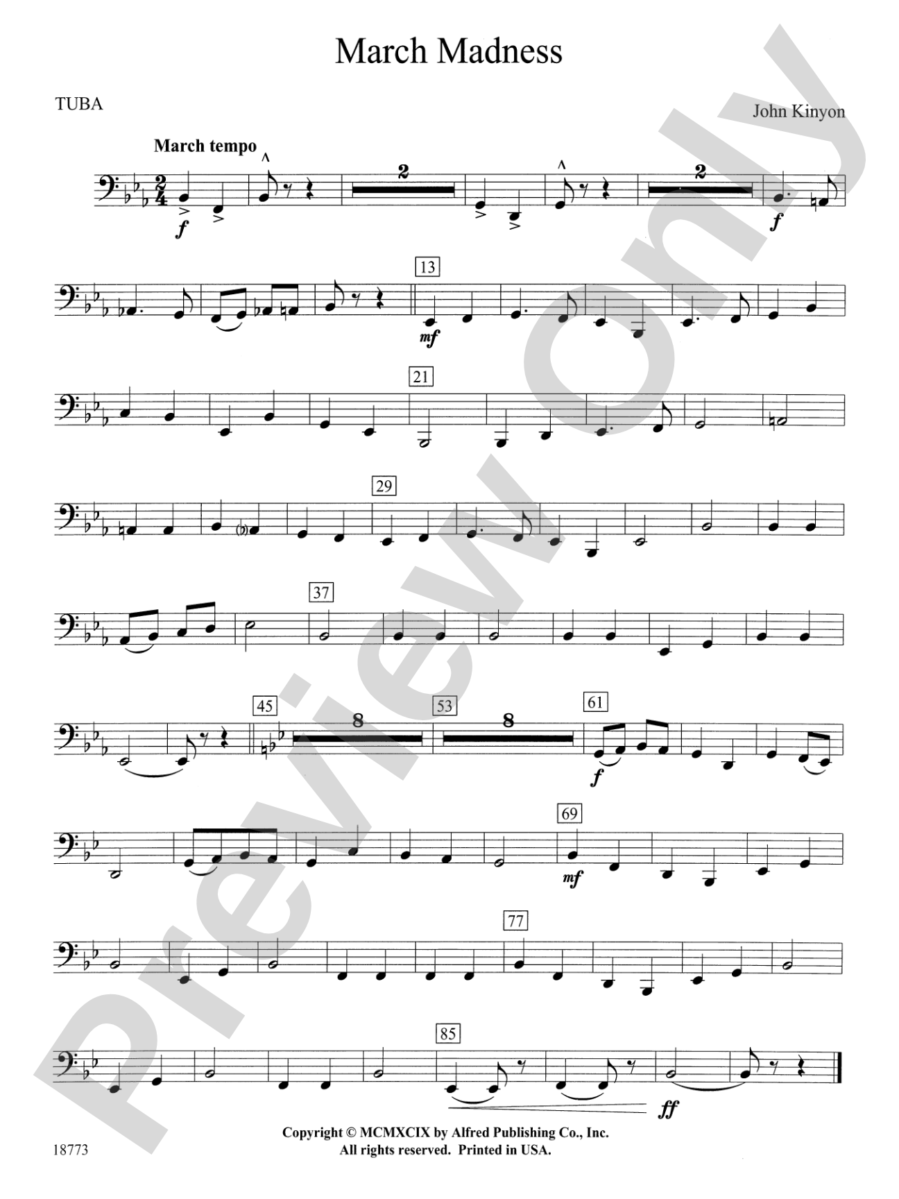 March Madness: Tuba