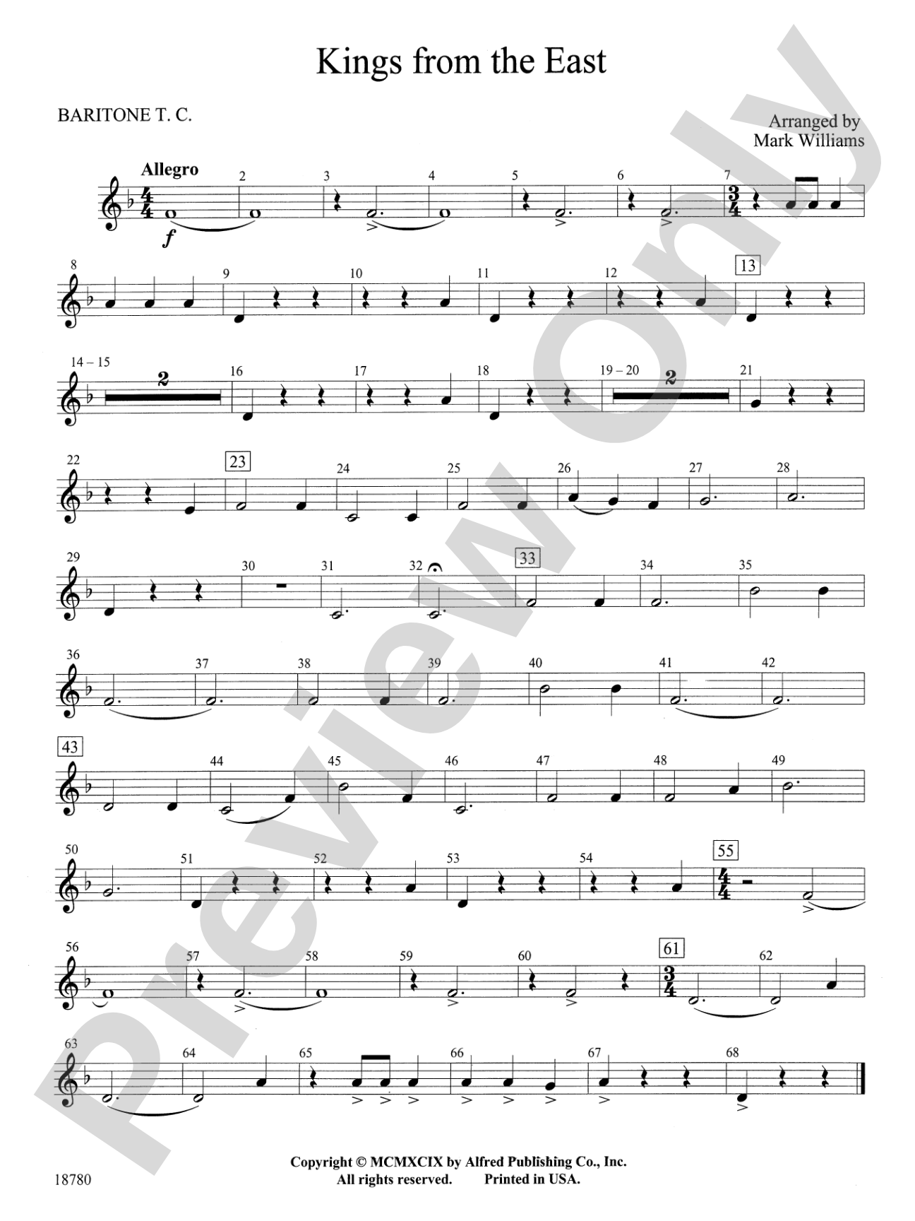Kings from the East: Baritone T.C.