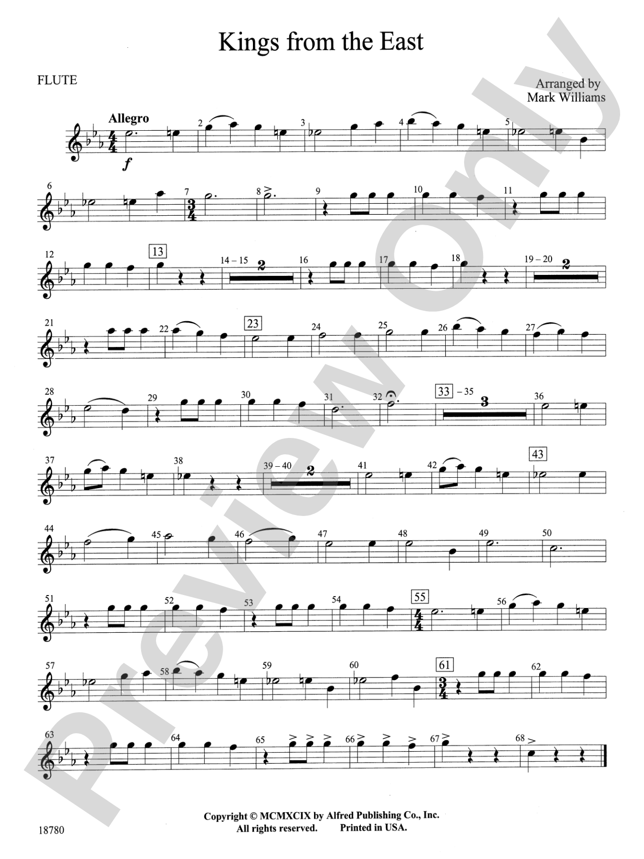 Kings from the East: Flute