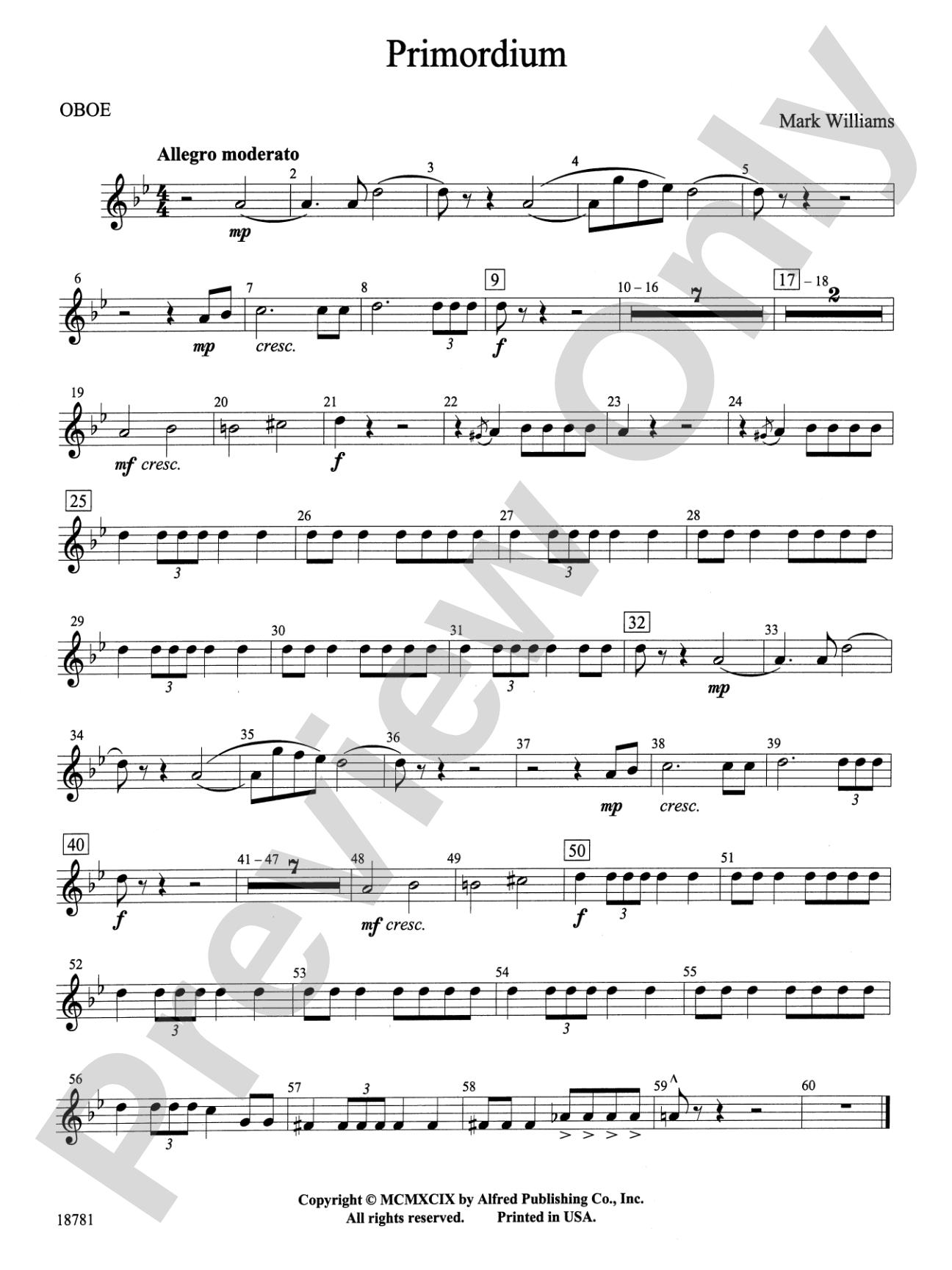 Primordium: Oboe