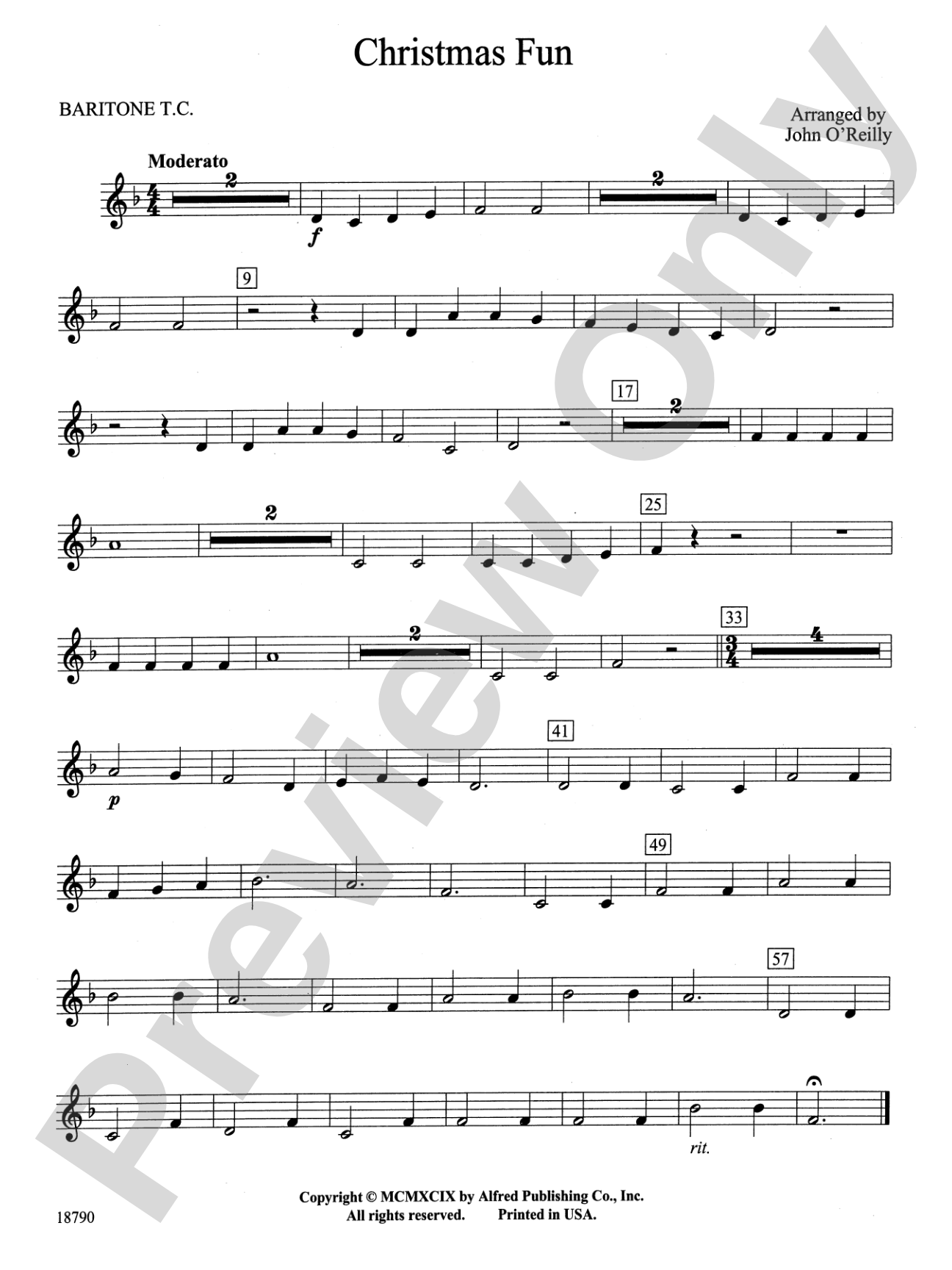 Christmas Fun: Baritone T.C.