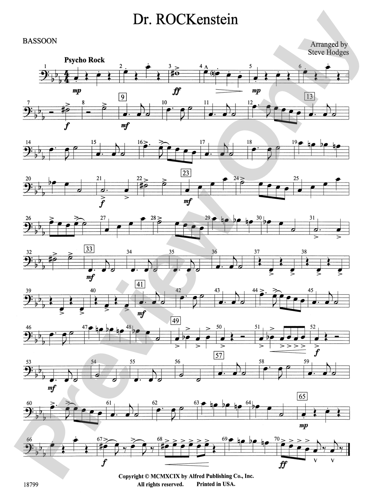 Dr. Rockenstein: Bassoon