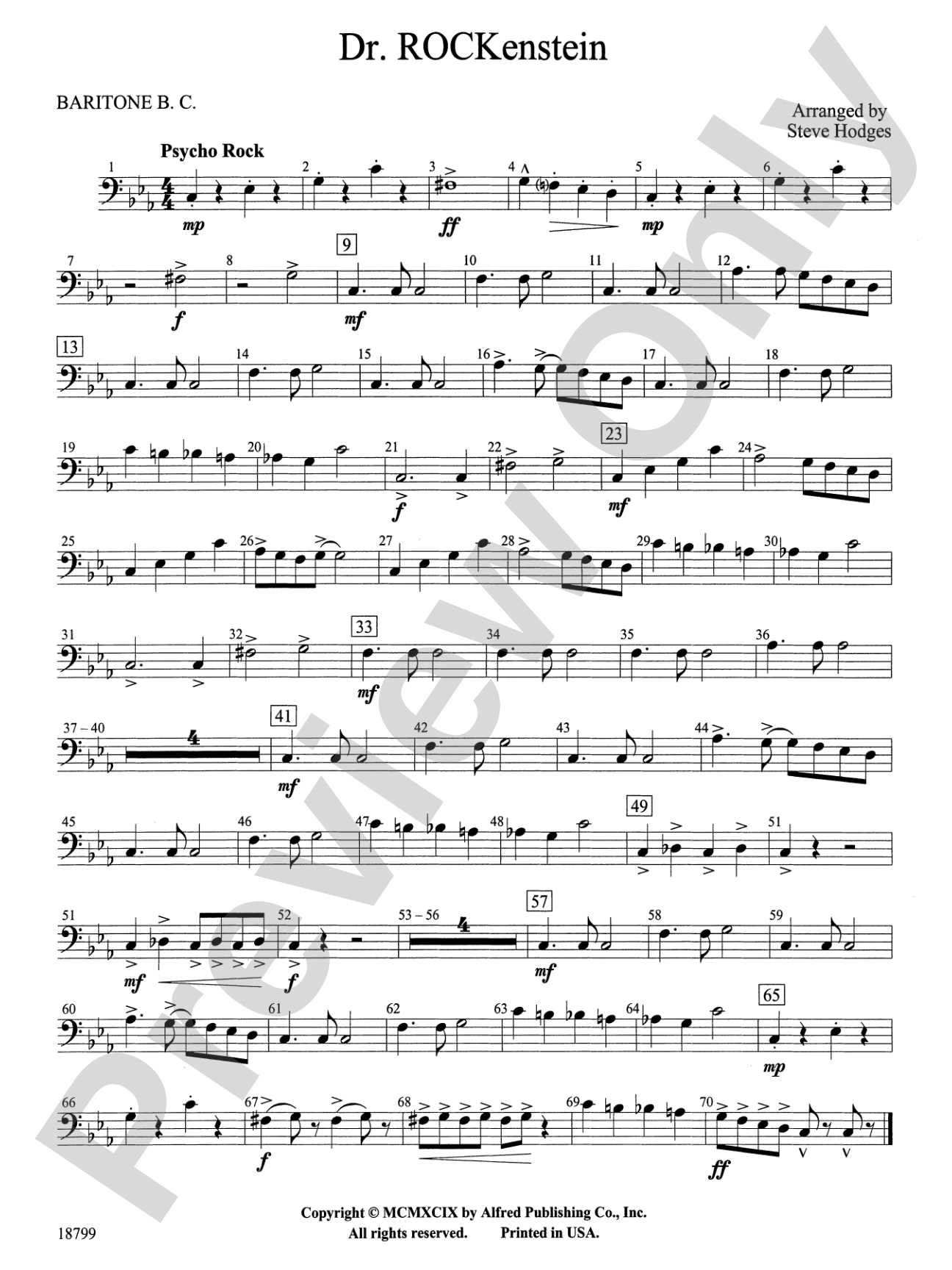 Dr. Rockenstein: Baritone B.C.