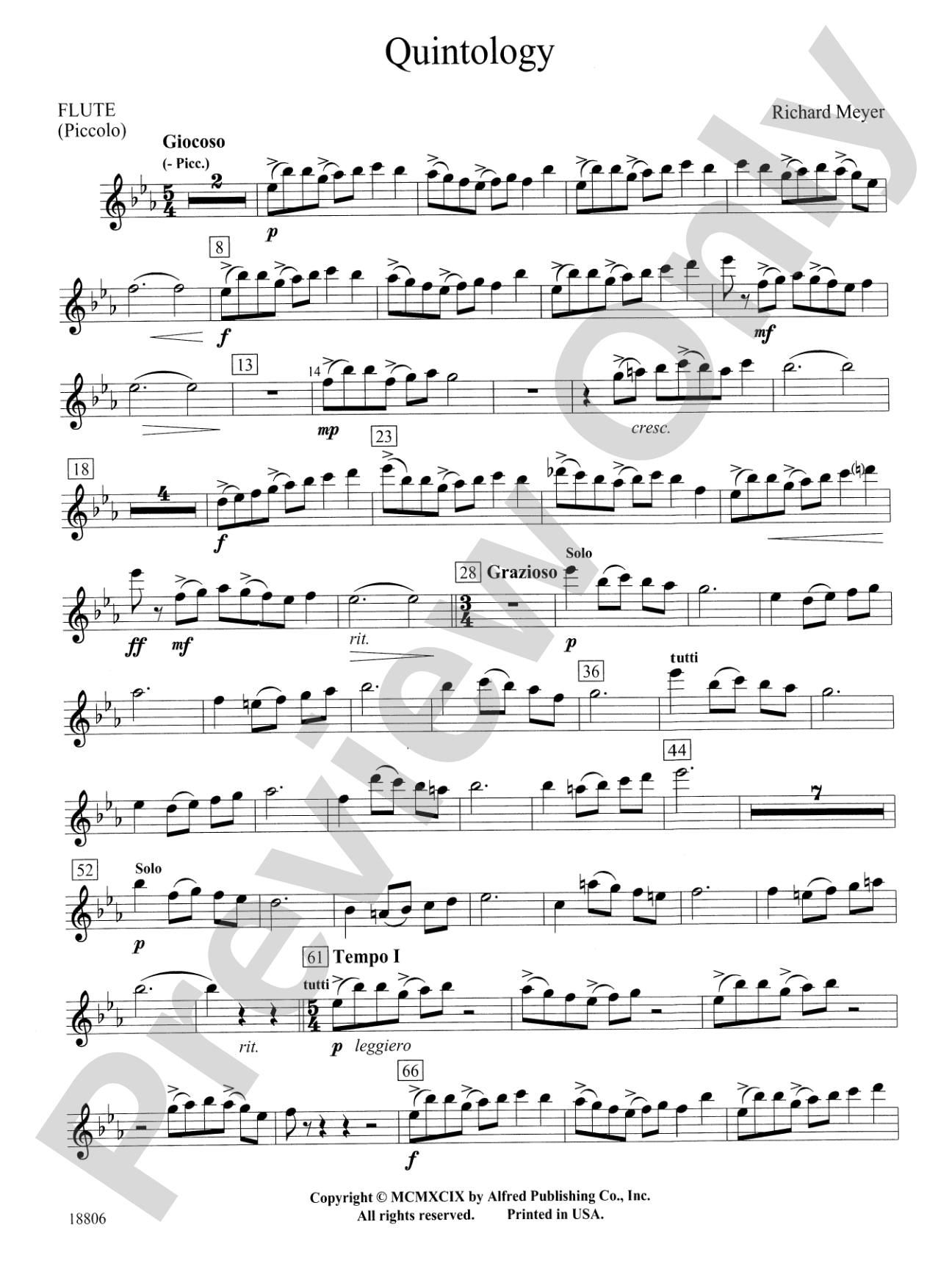 Quintology: Flute