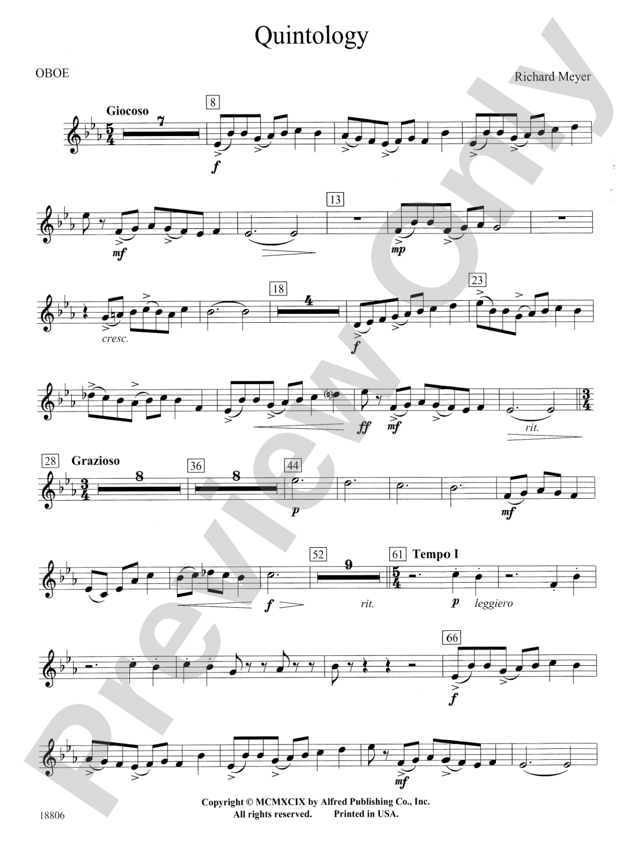 Quintology: Oboe