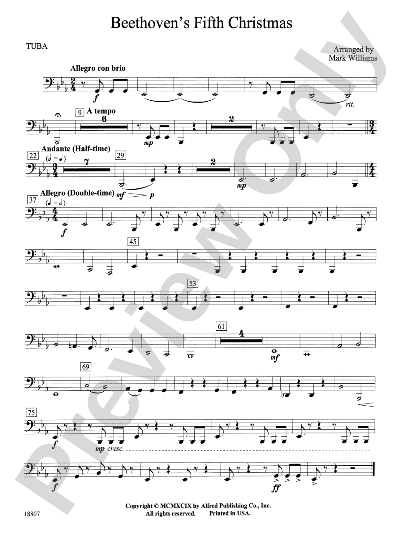 Beethoven's Fifth Christmas: Tuba