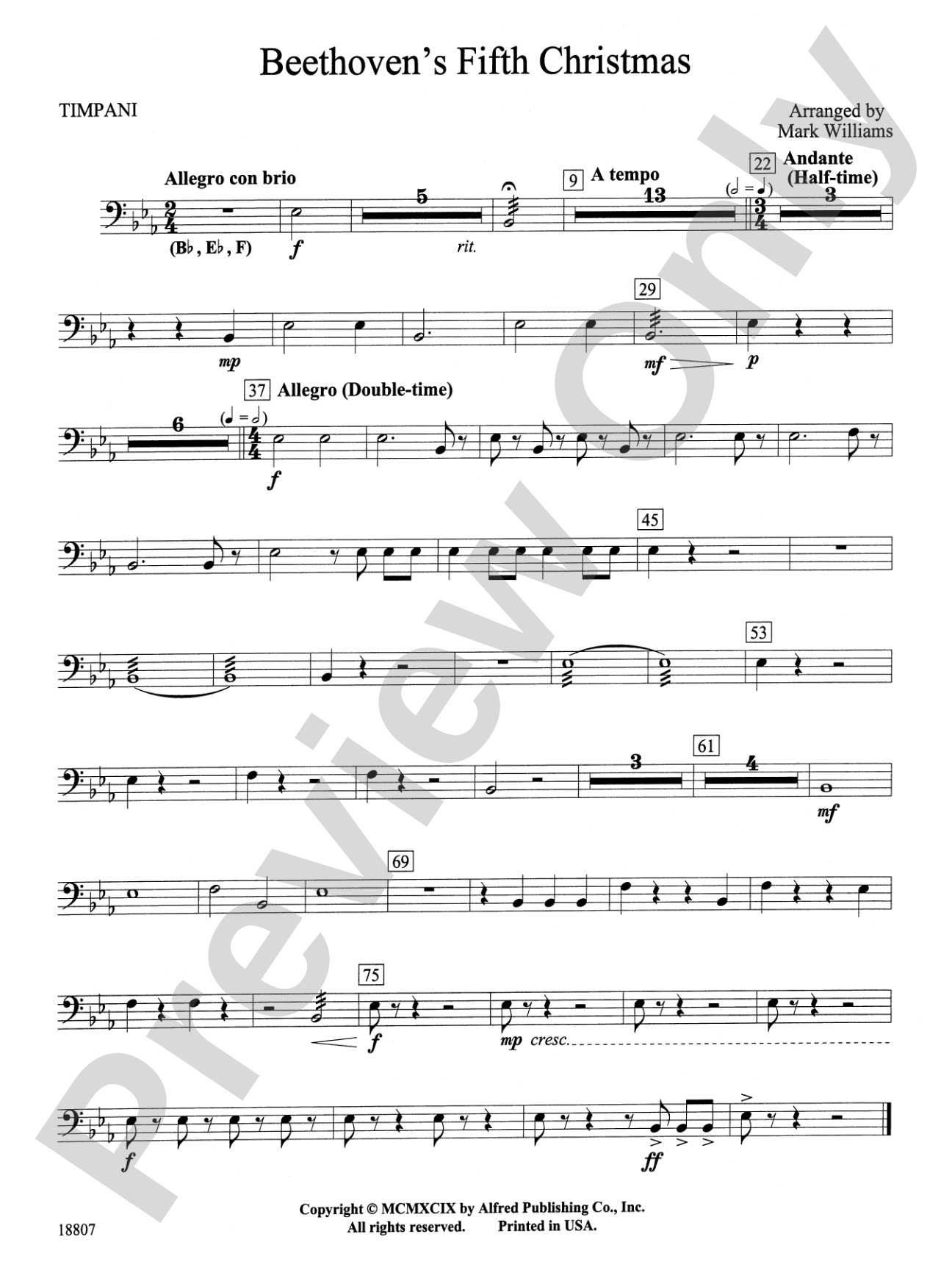 Beethoven's Fifth Christmas: Timpani