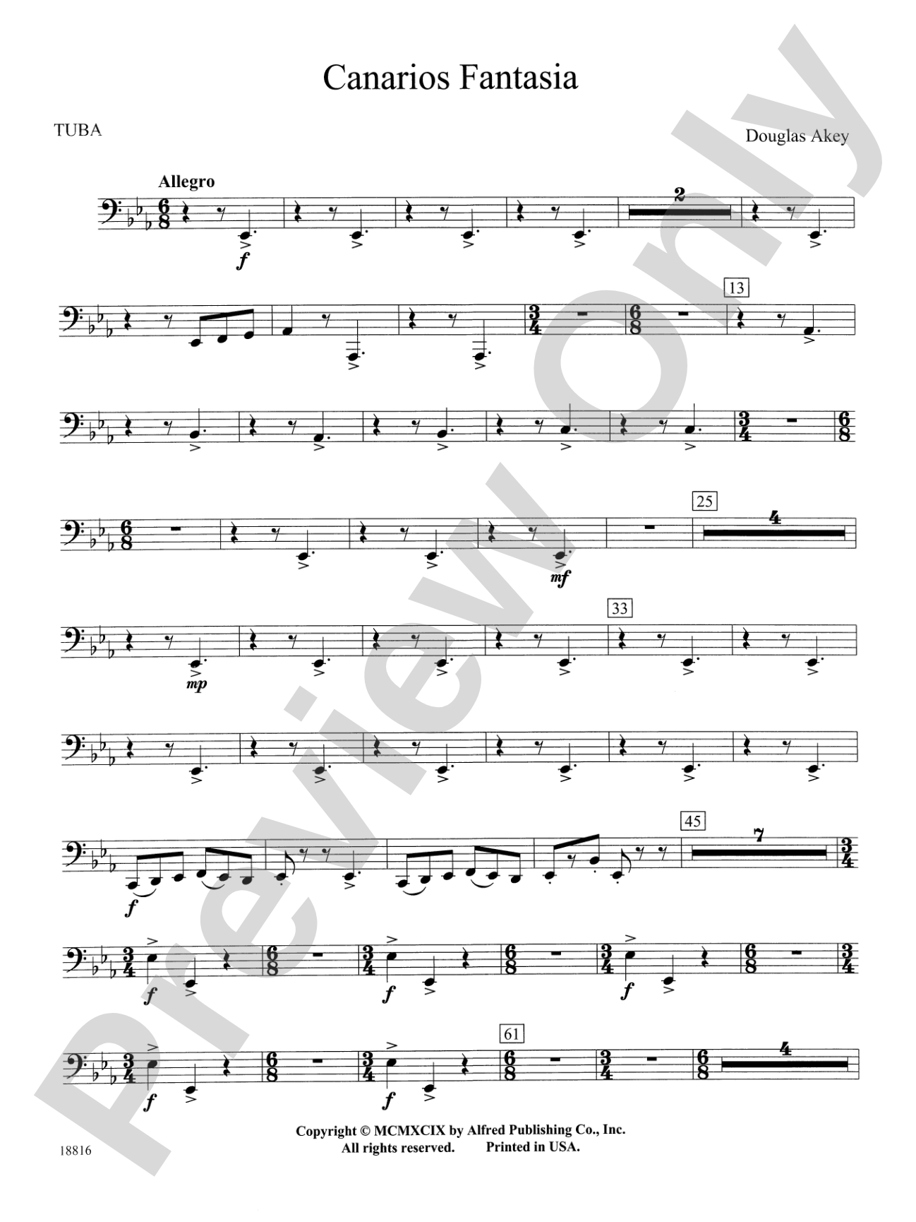 Canarios Fantasia: Tuba