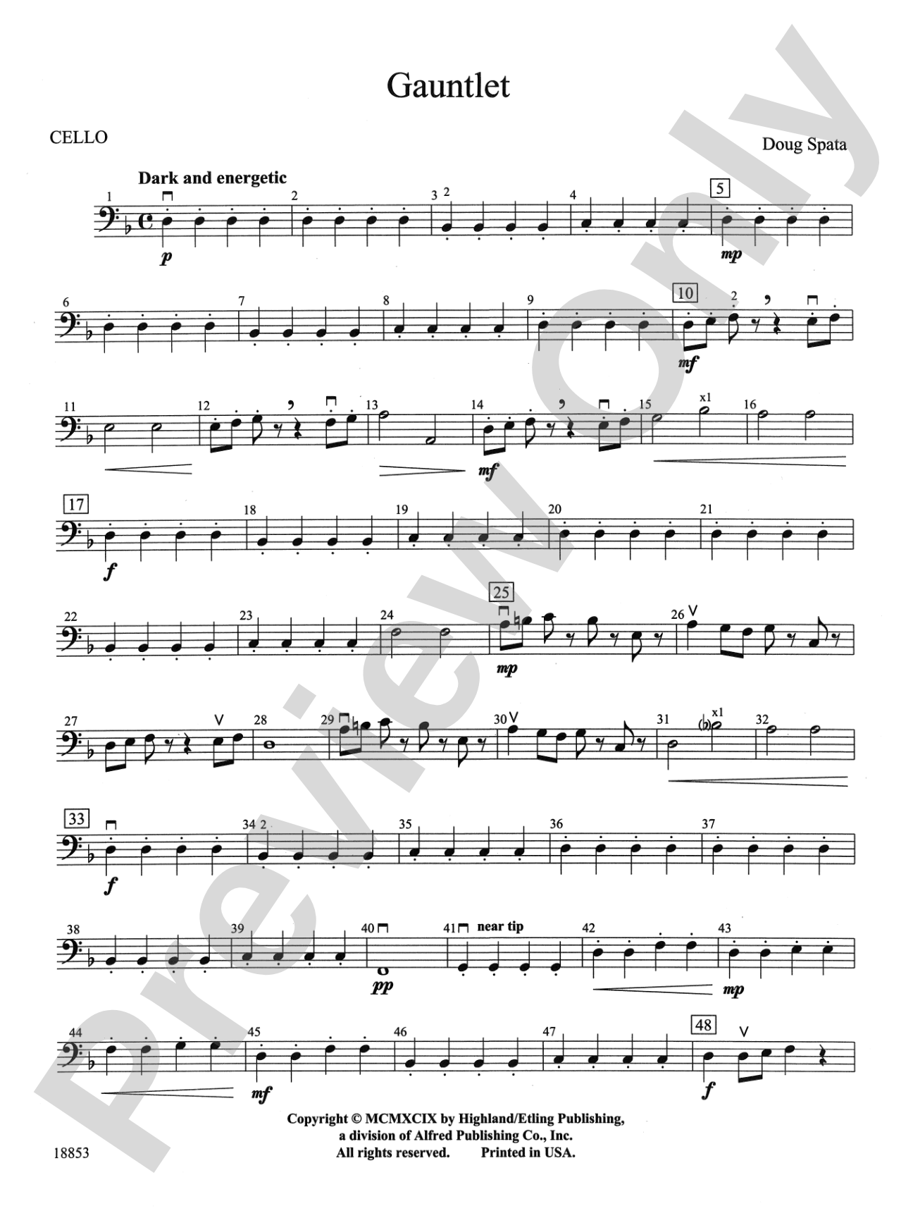 Gauntlet: Cello